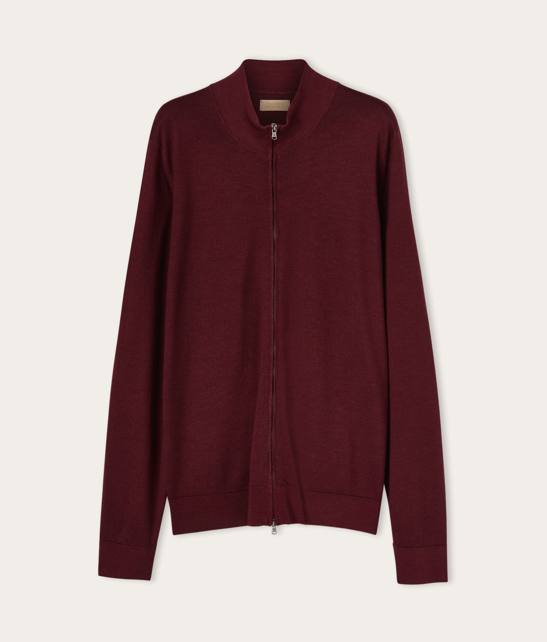 Cardigan mit Reißverschluss aus Kaschmir