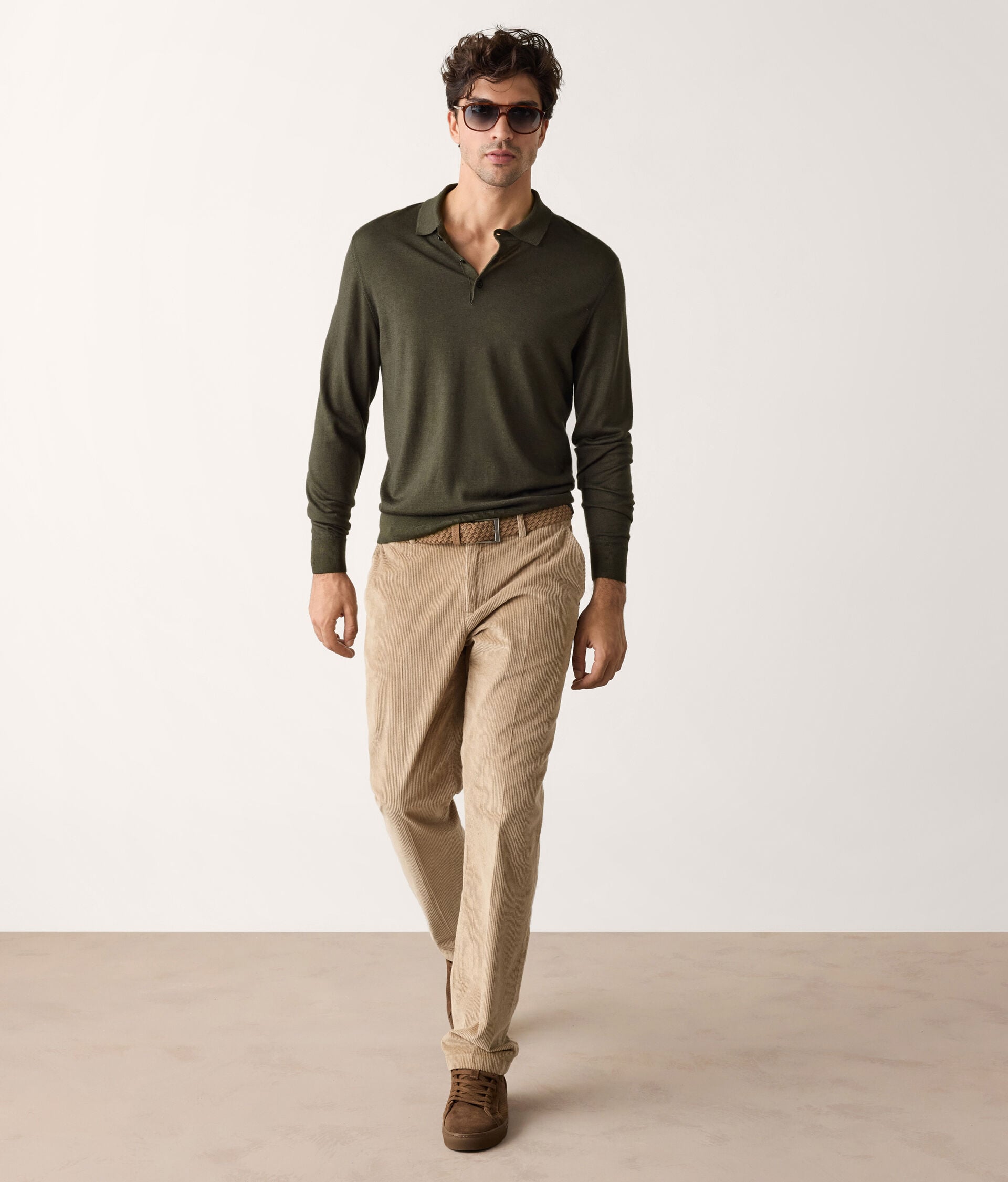 Ultrafine Cashmere Polo Shirt