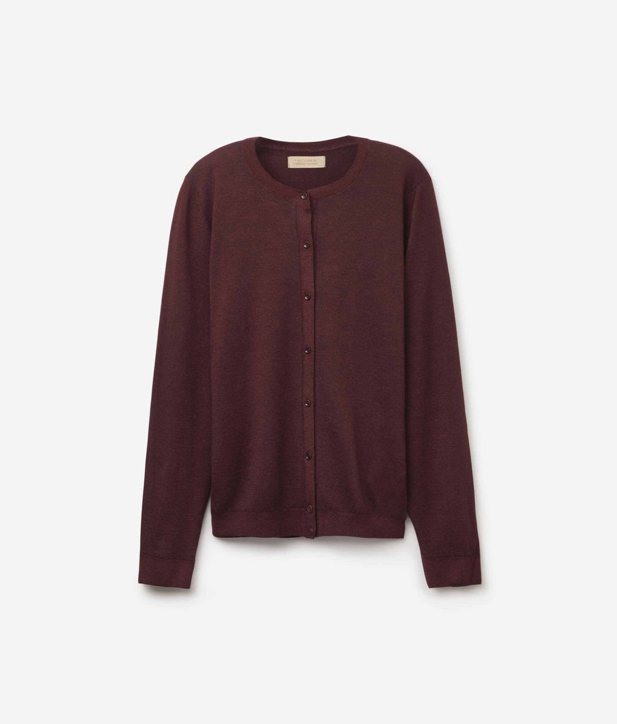 Gilet femme à col rond en cachemire ultra-fin