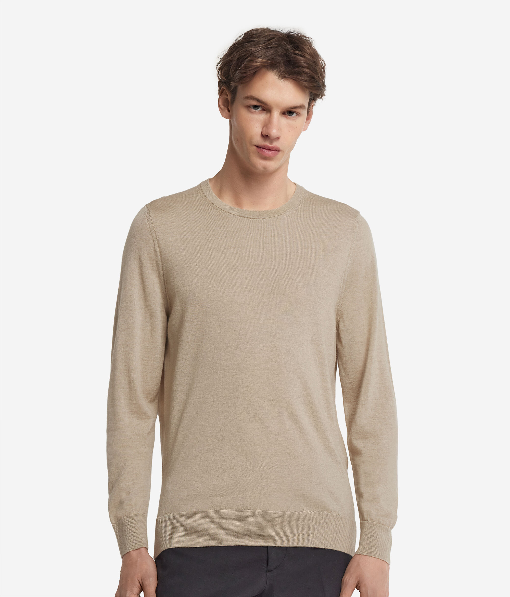 Round-Neck Ultrafine Cashmere Jumper