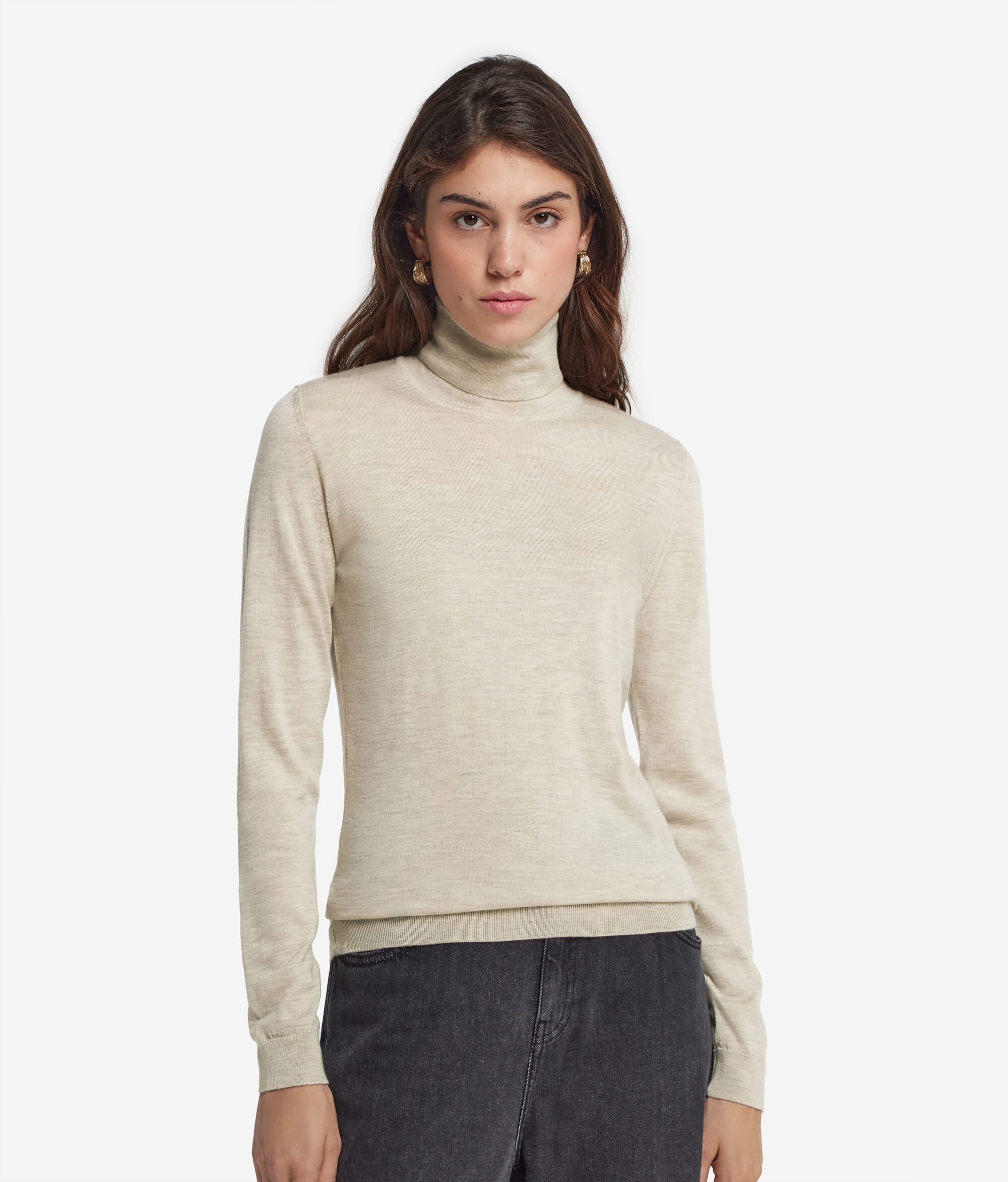 Ultrafine Cashmere Turtleneck Jumper
