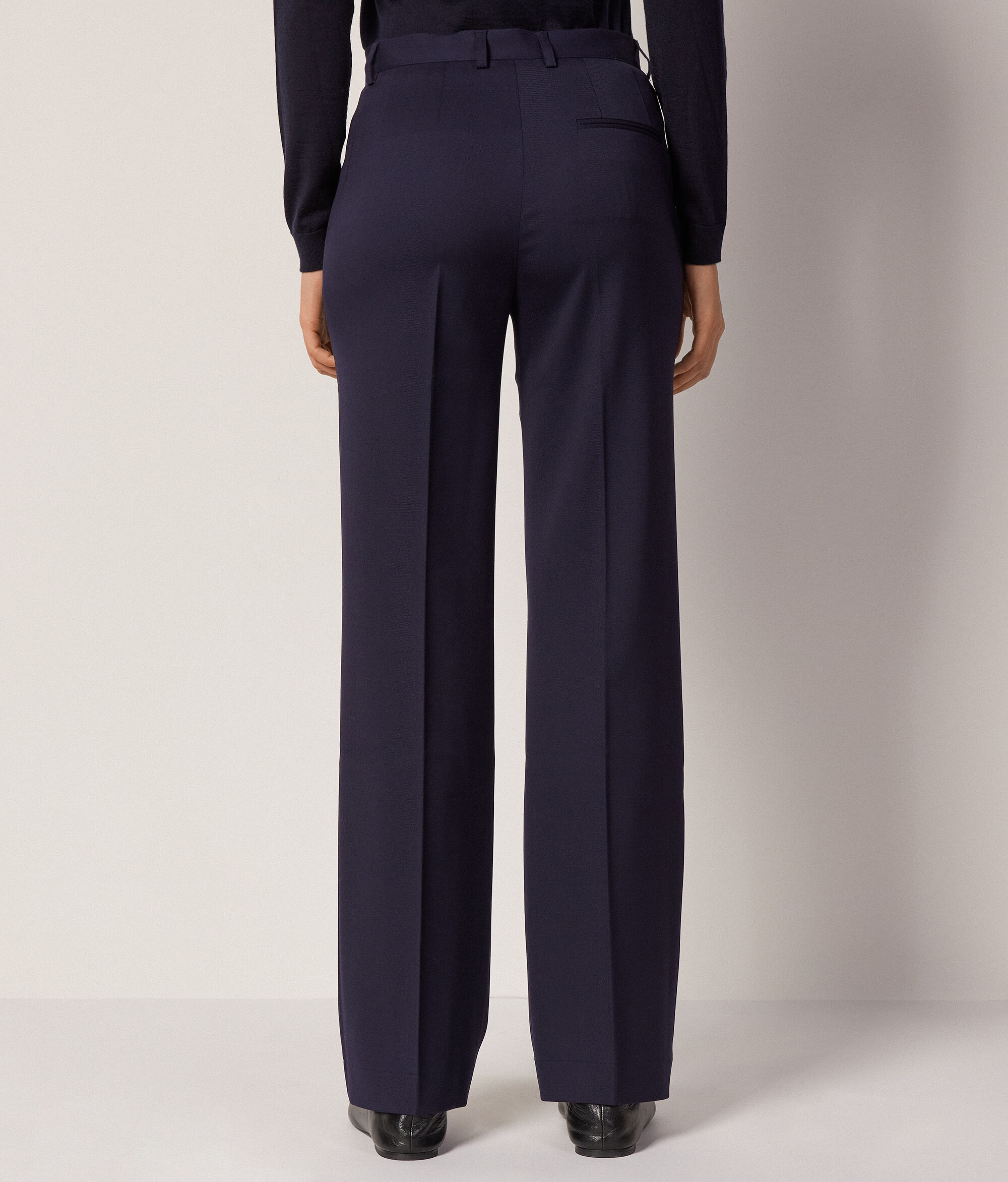 Прямые брюки из шерсти