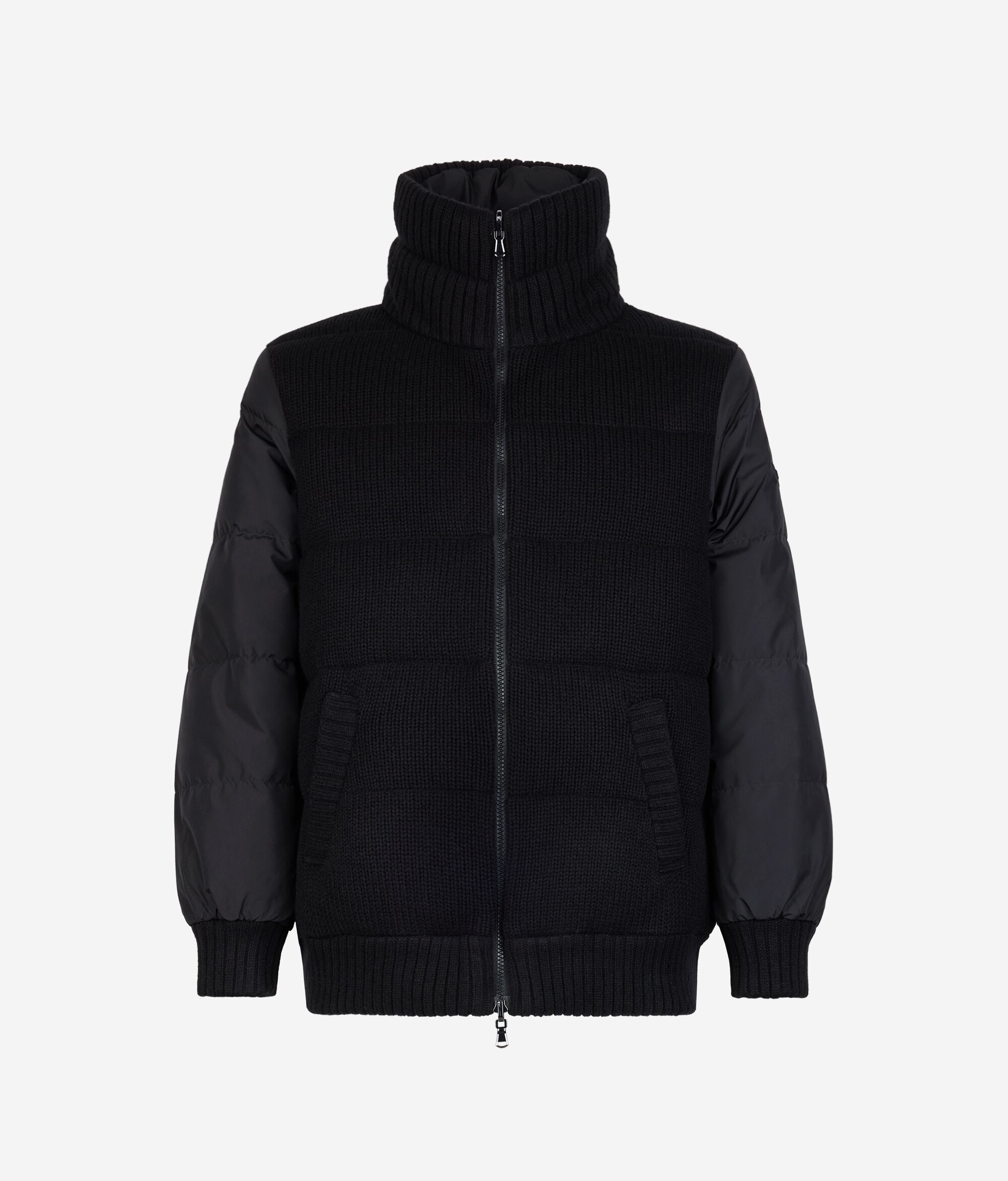 Двусторонний пуховик из кашемира