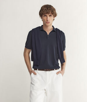 Polo a Maniche Corte in Cotone Fresh