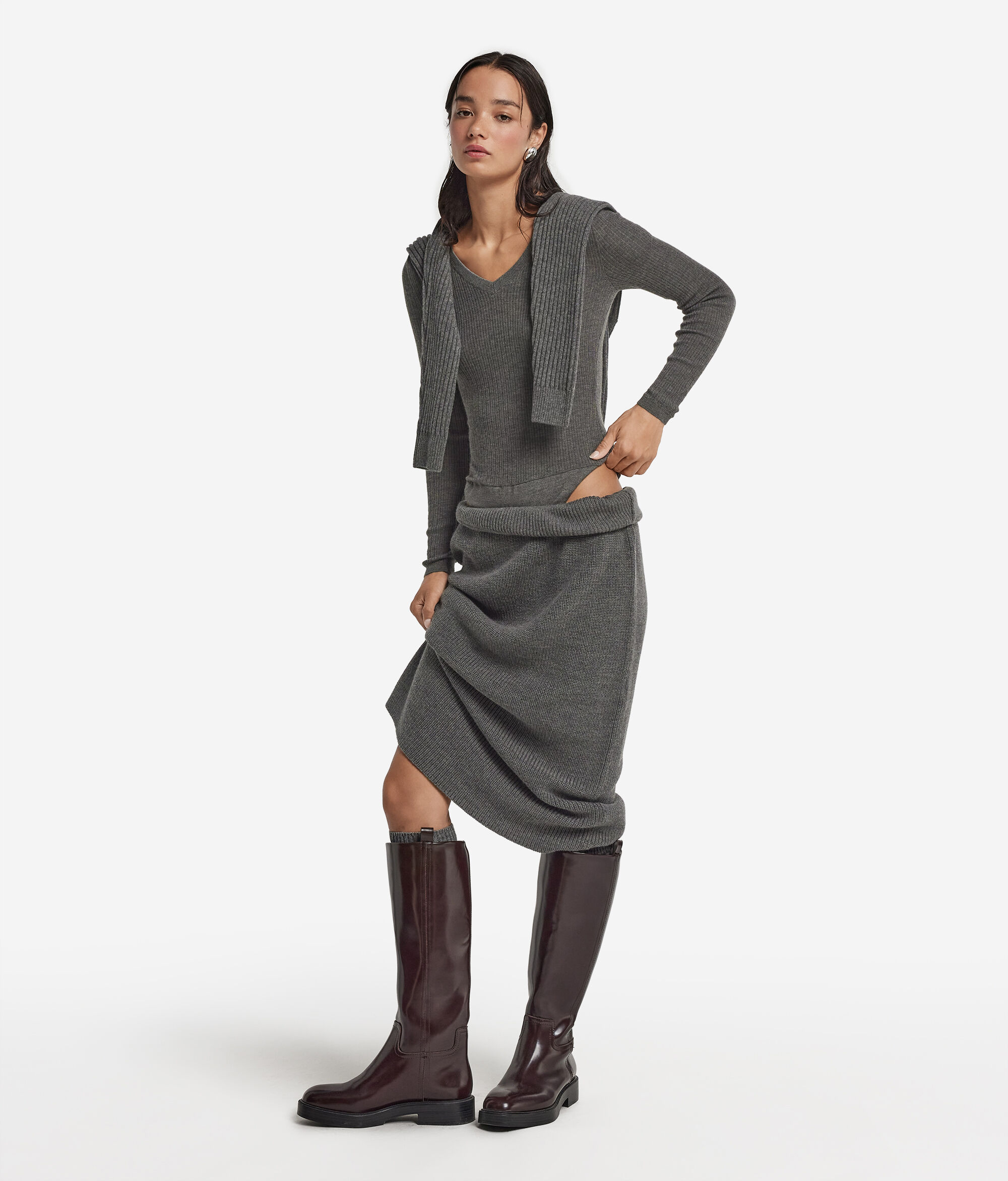 Ριμπ κορμάκι από Ultrafine Cashmere