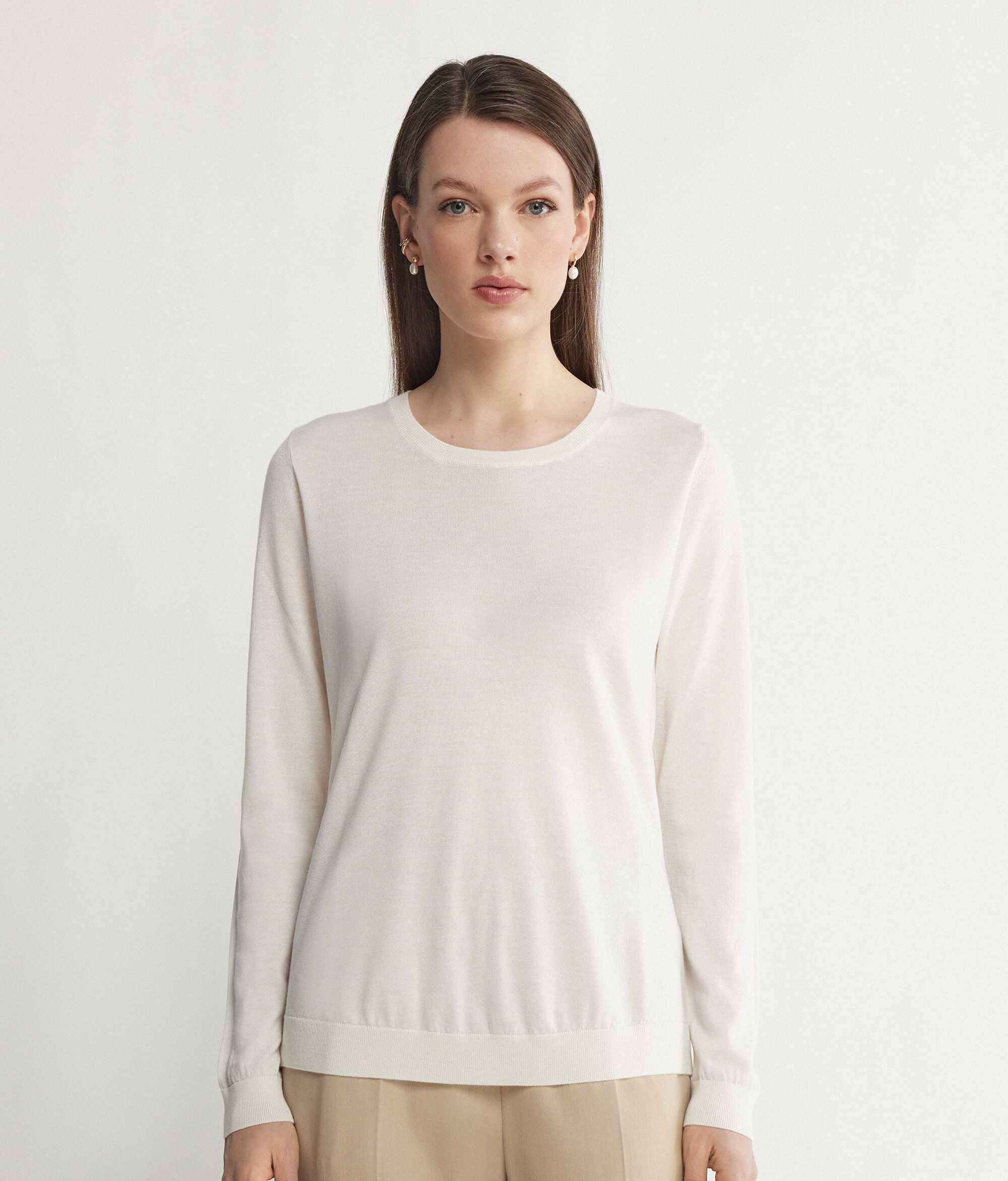 Ultrafine Cashmere Crewneck Sweater