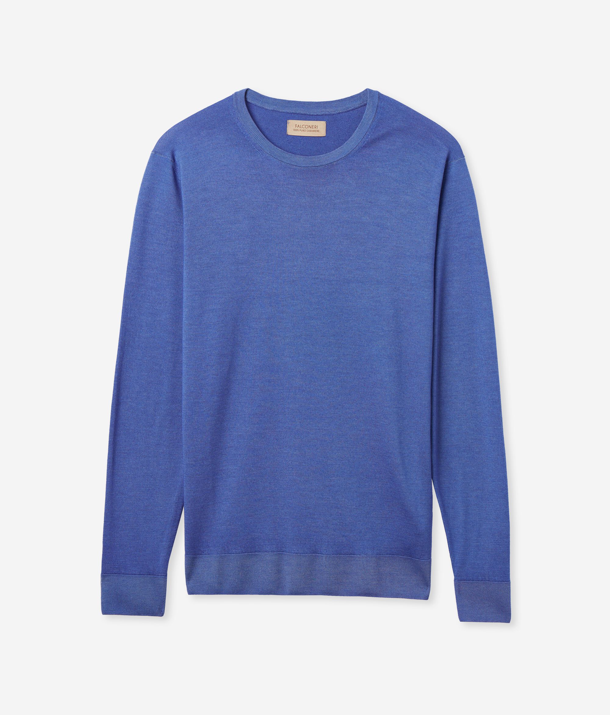 Pull homme en cachemire ultra-fin à col rond