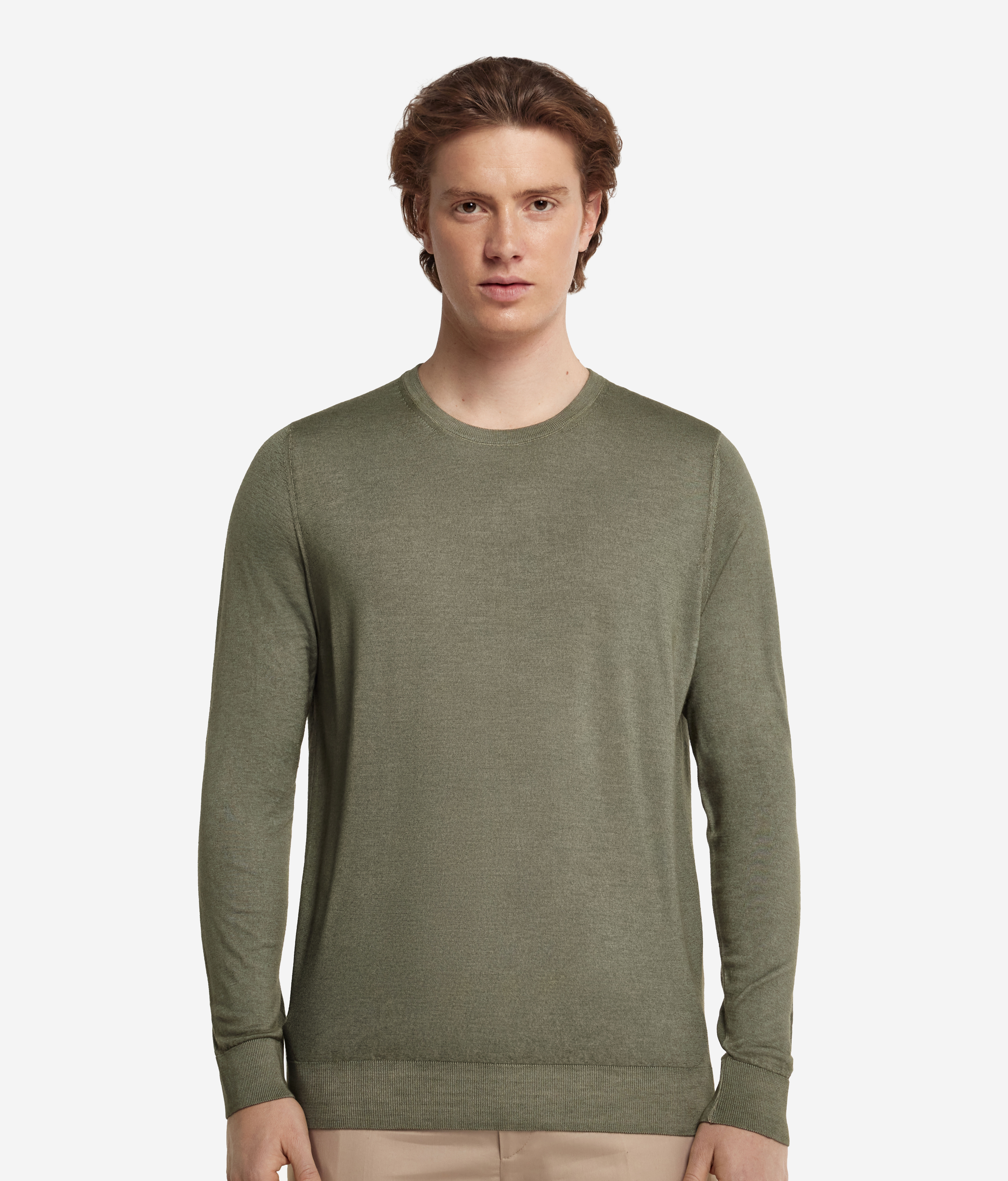 Round-Neck Ultrafine Cashmere Jumper