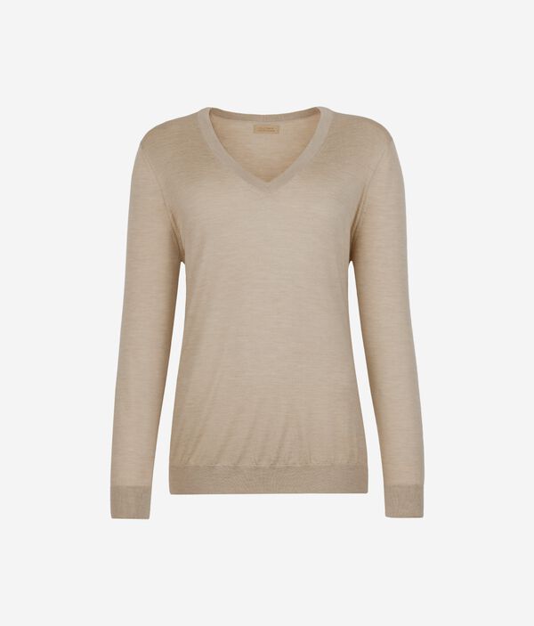 Пуловер из ультратонкого кашемира