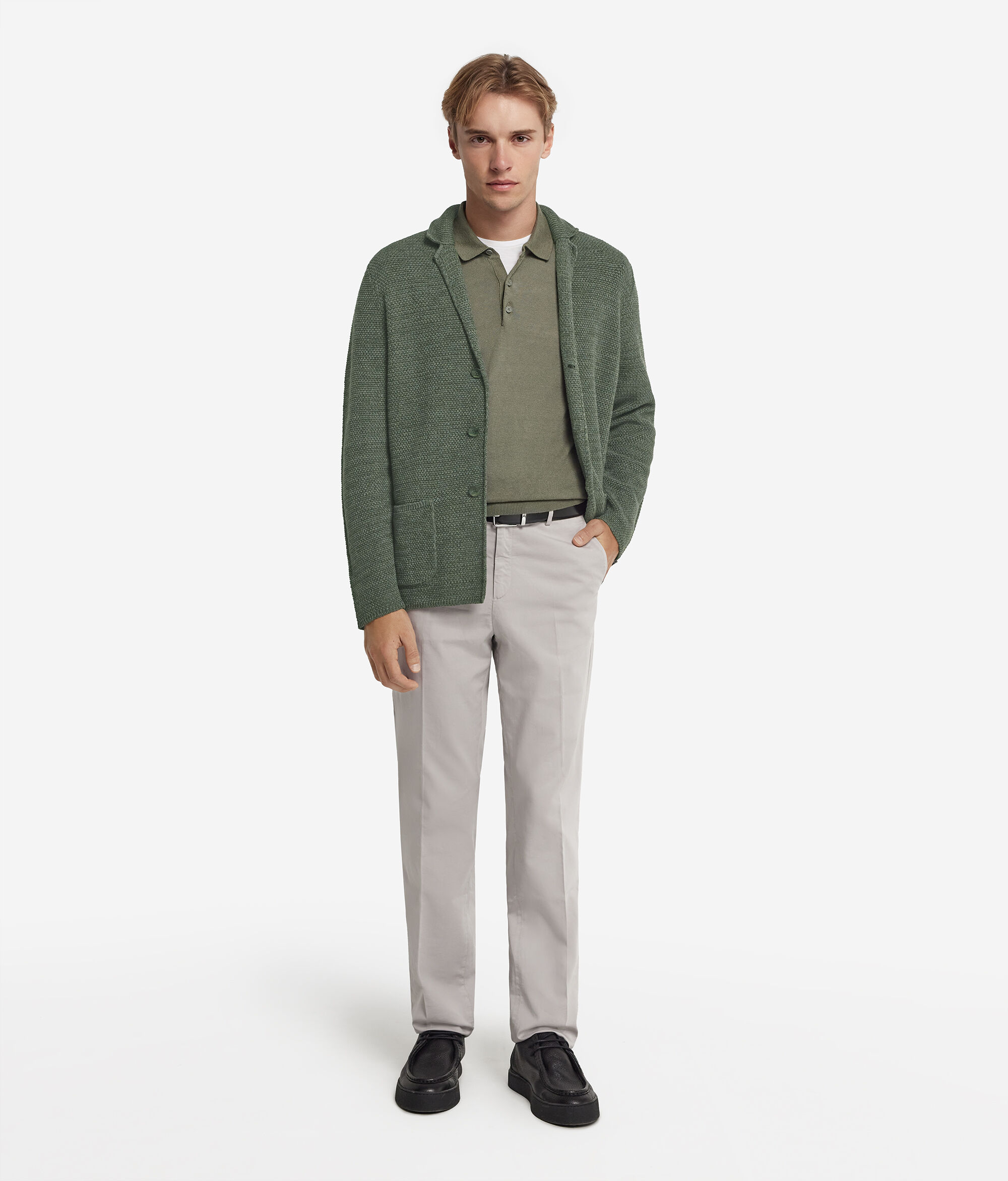 Blazer mit Knötchenmuster