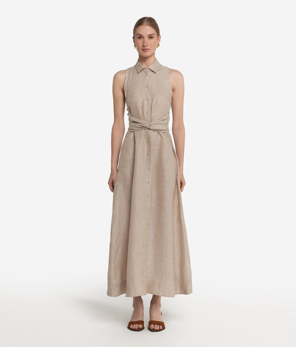 Платье изо льна