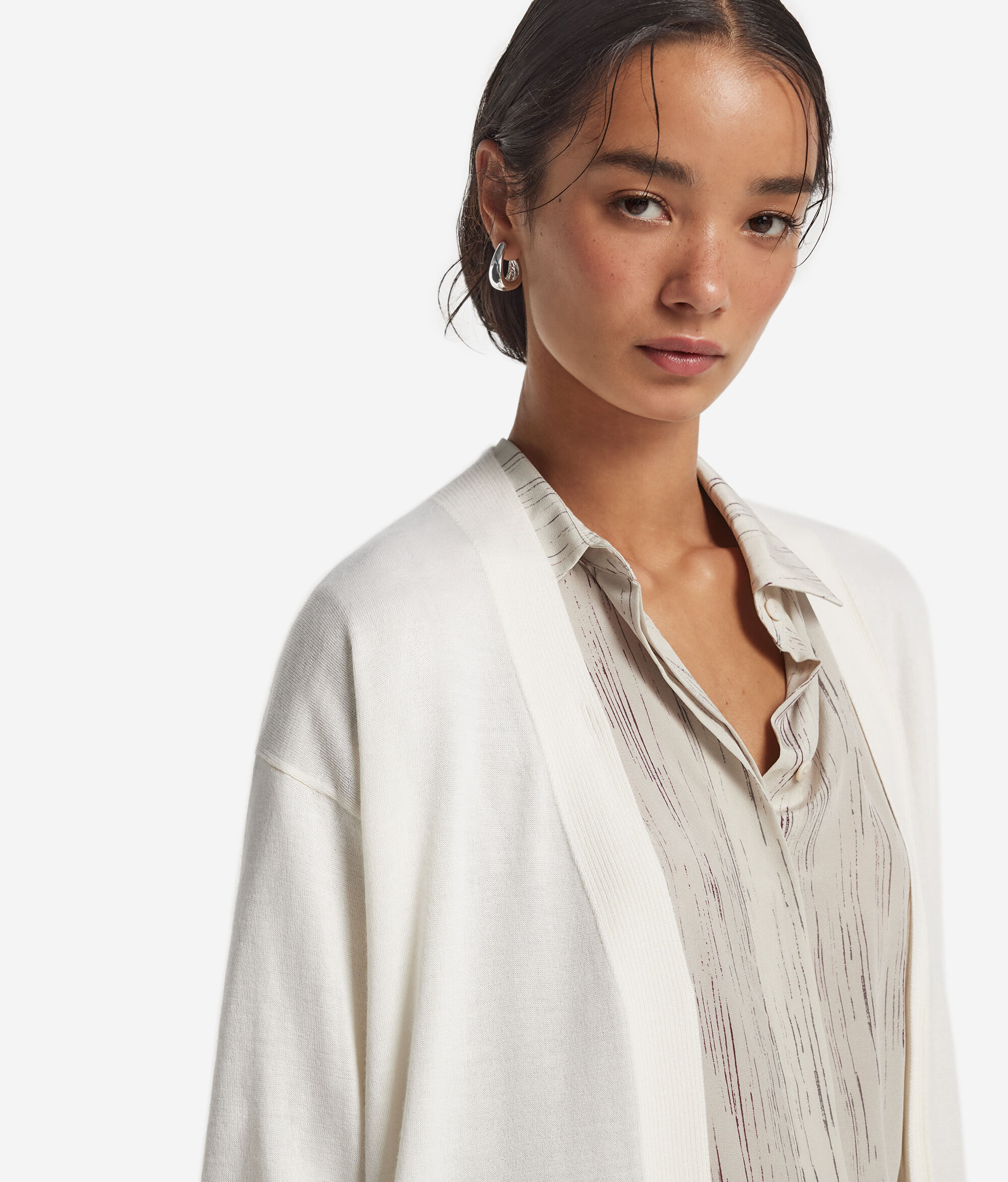 Ultrafine cashmere cardigan