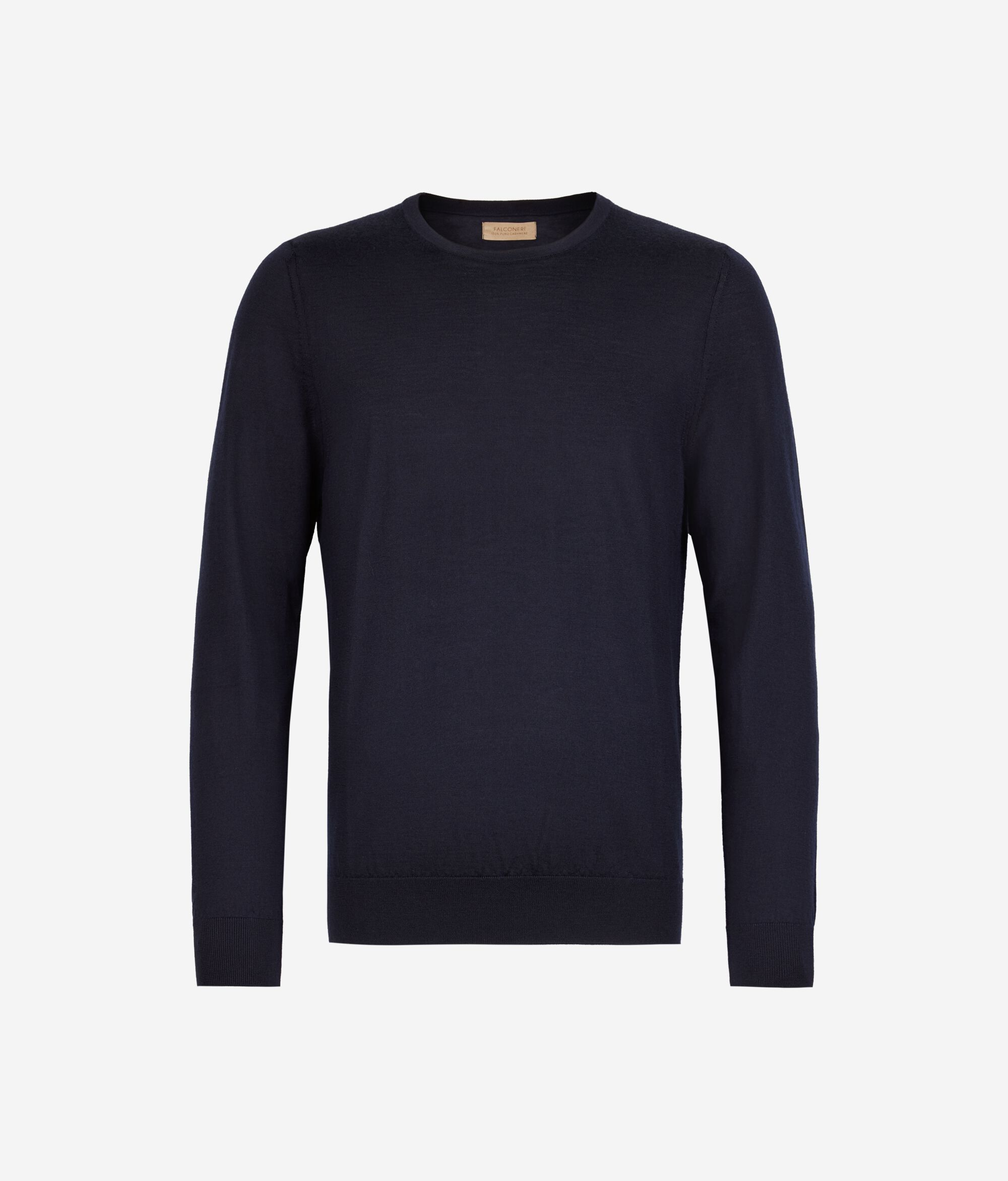 Camisola com Decote Redondo em Ultrafine Cashmere