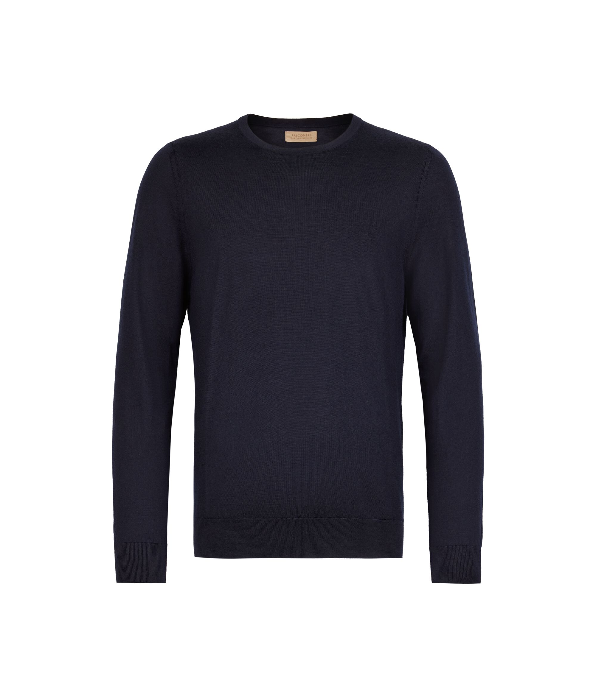 Camisola com Decote Redondo em Ultrafine Cashmere
