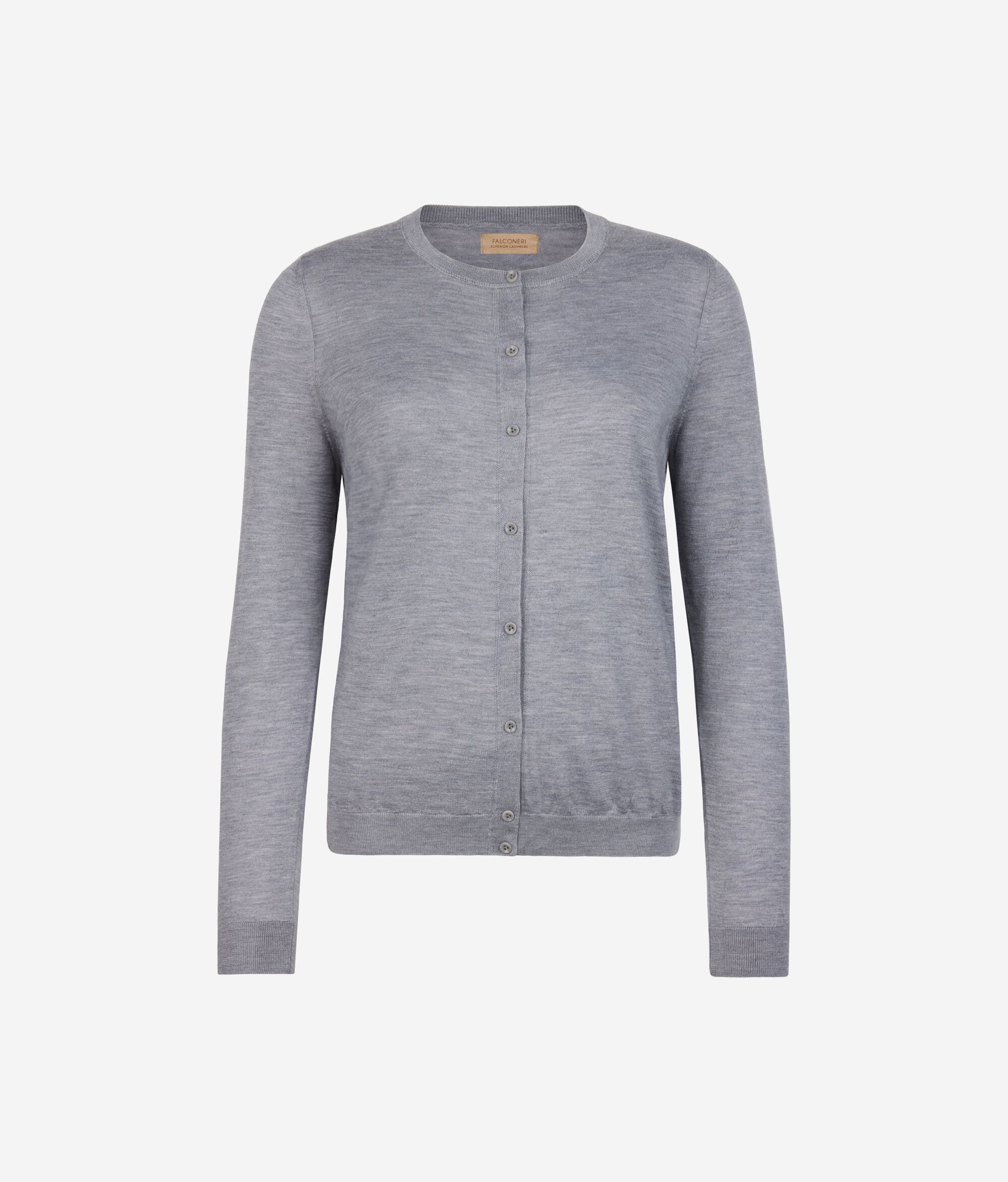 Round-Neck Ultrafine Cashmere Cardigan
