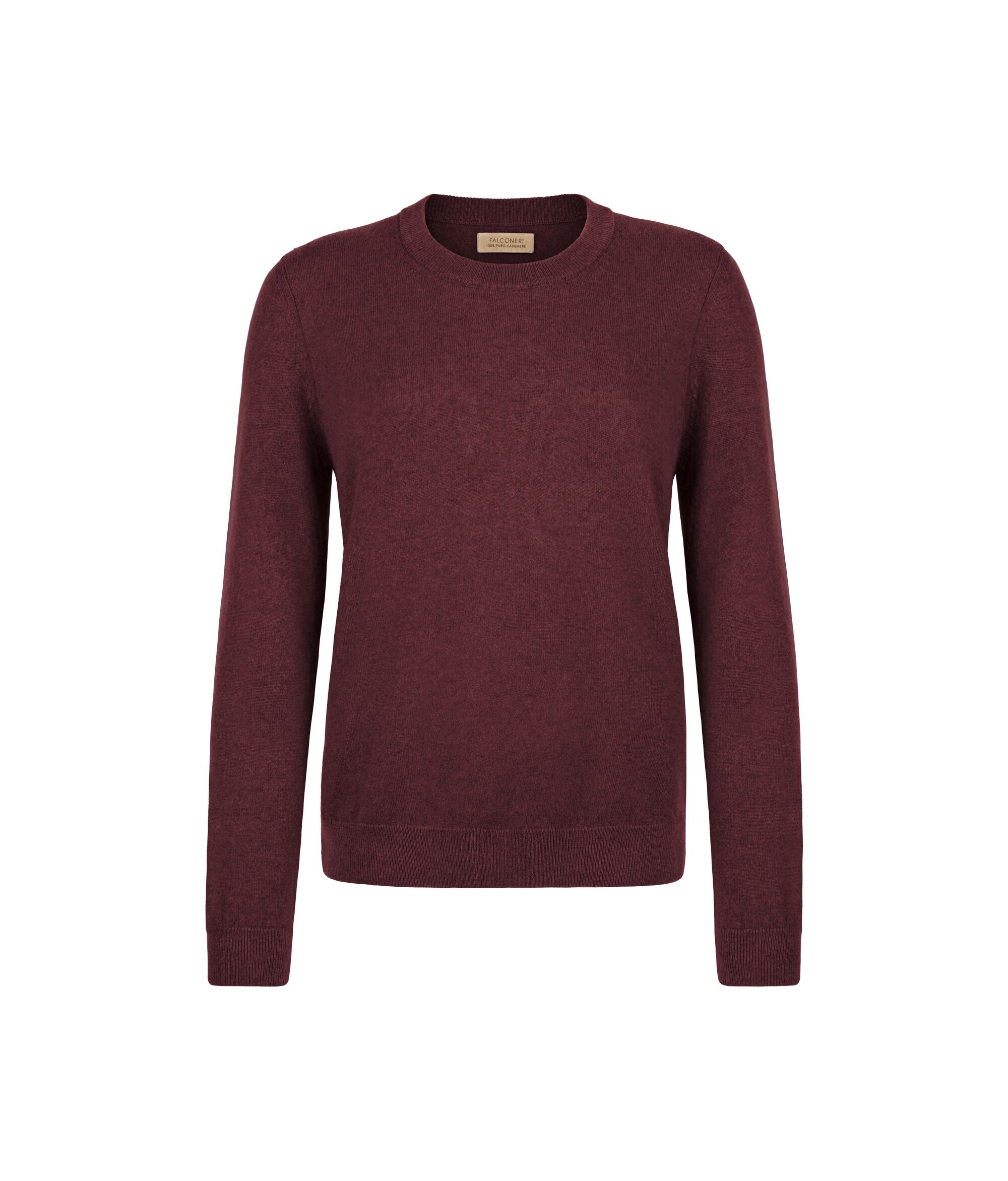 Langarm-Rundhalspullover aus Kaschmir Ultrasoft