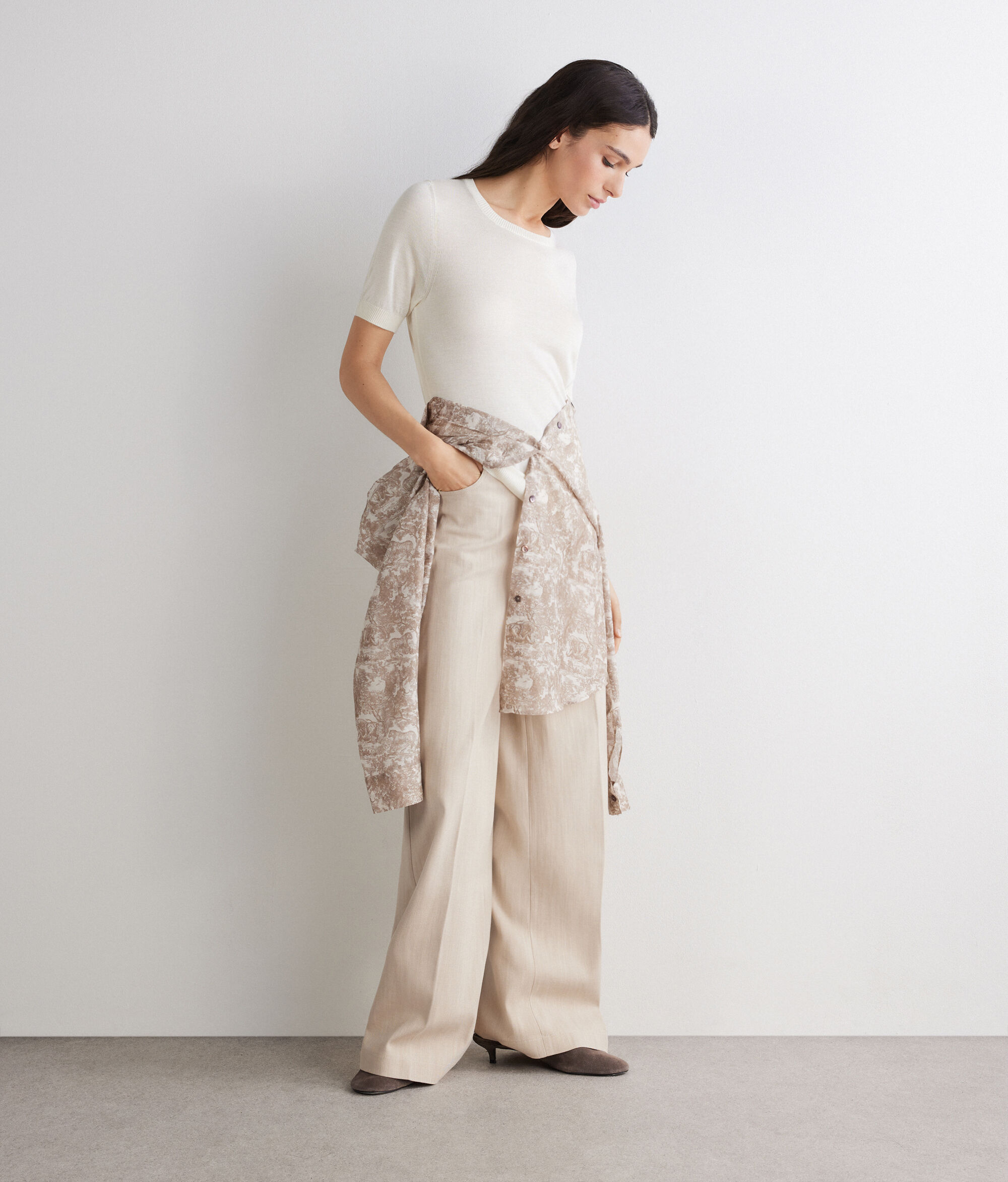 Girocollo a maniche corte Silkfine