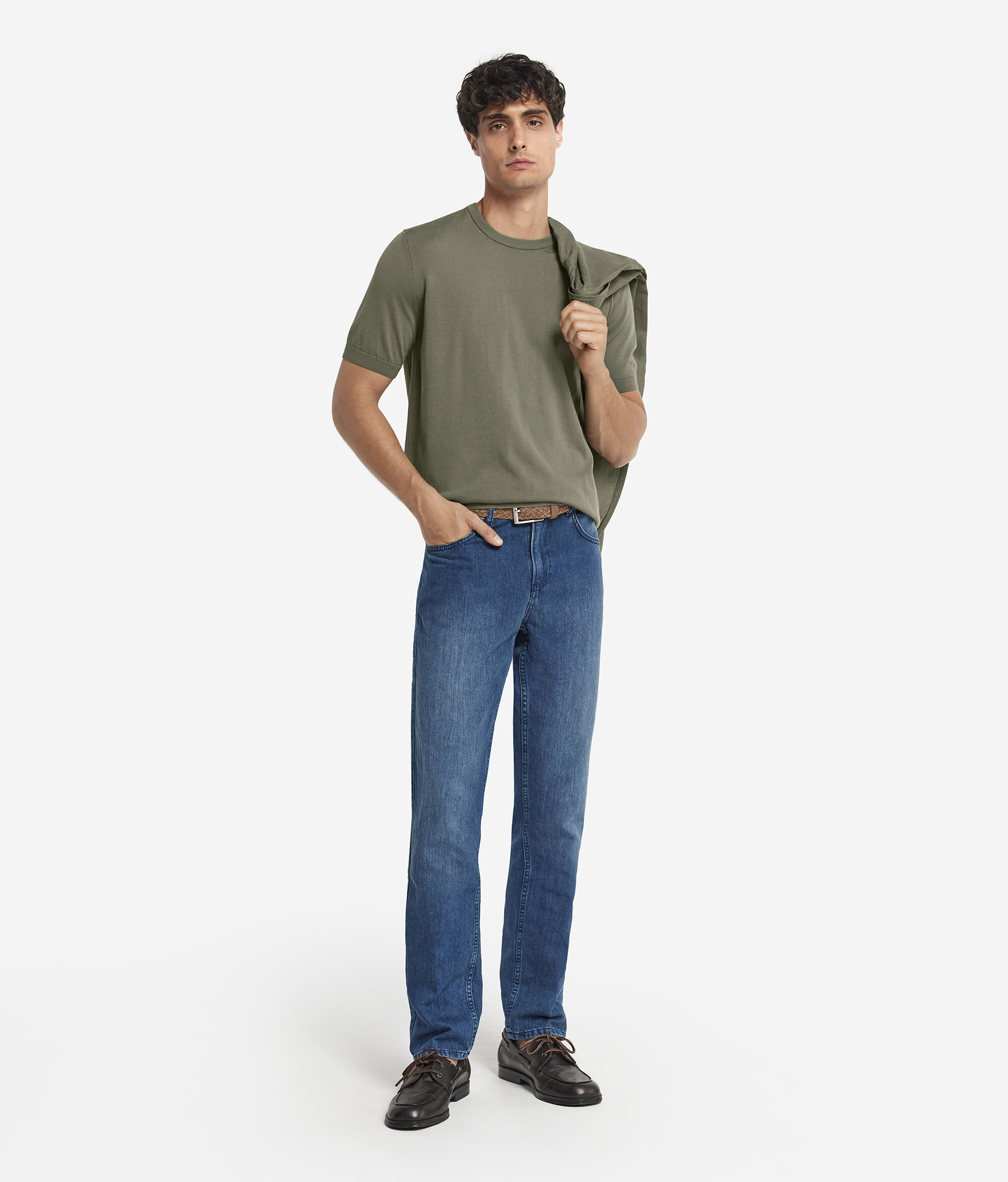 Fresh Cotton Short-Sleeved Round-Neck T-Shirt