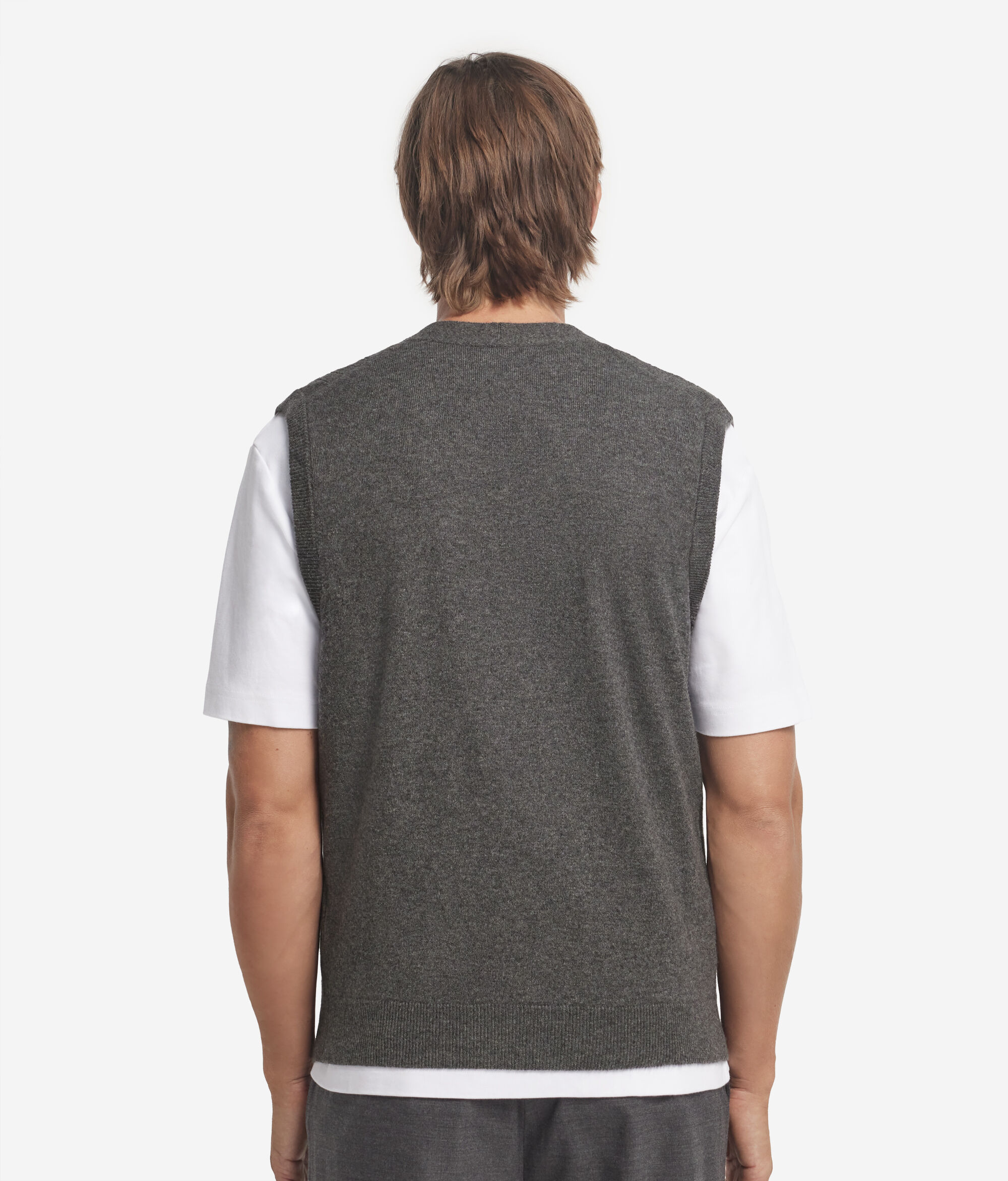 Ultrasoft Cashmere ribbed sweater vest