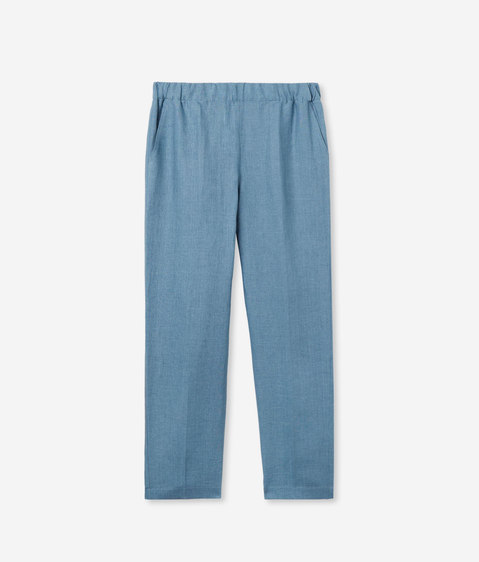 Pantalon droit en lin