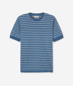 T-Shirt mit kurzen Ärmeln und Streifen