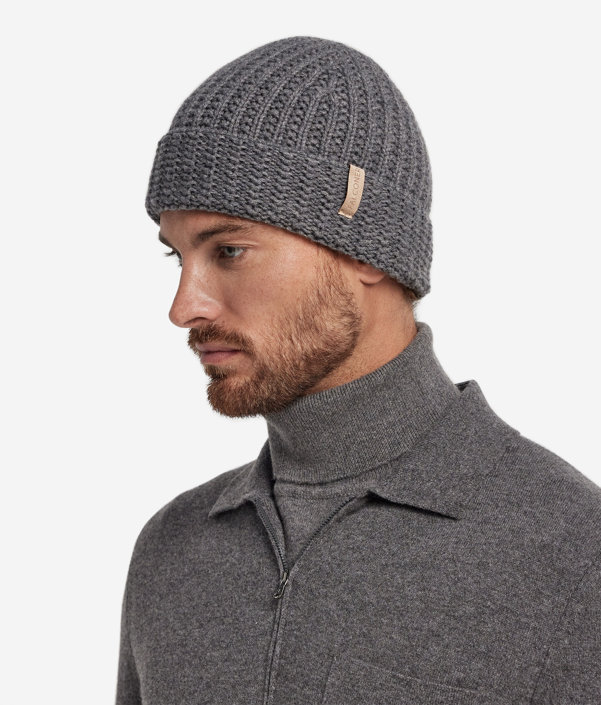 Berretto a coste in Cashmere Ultrasoft