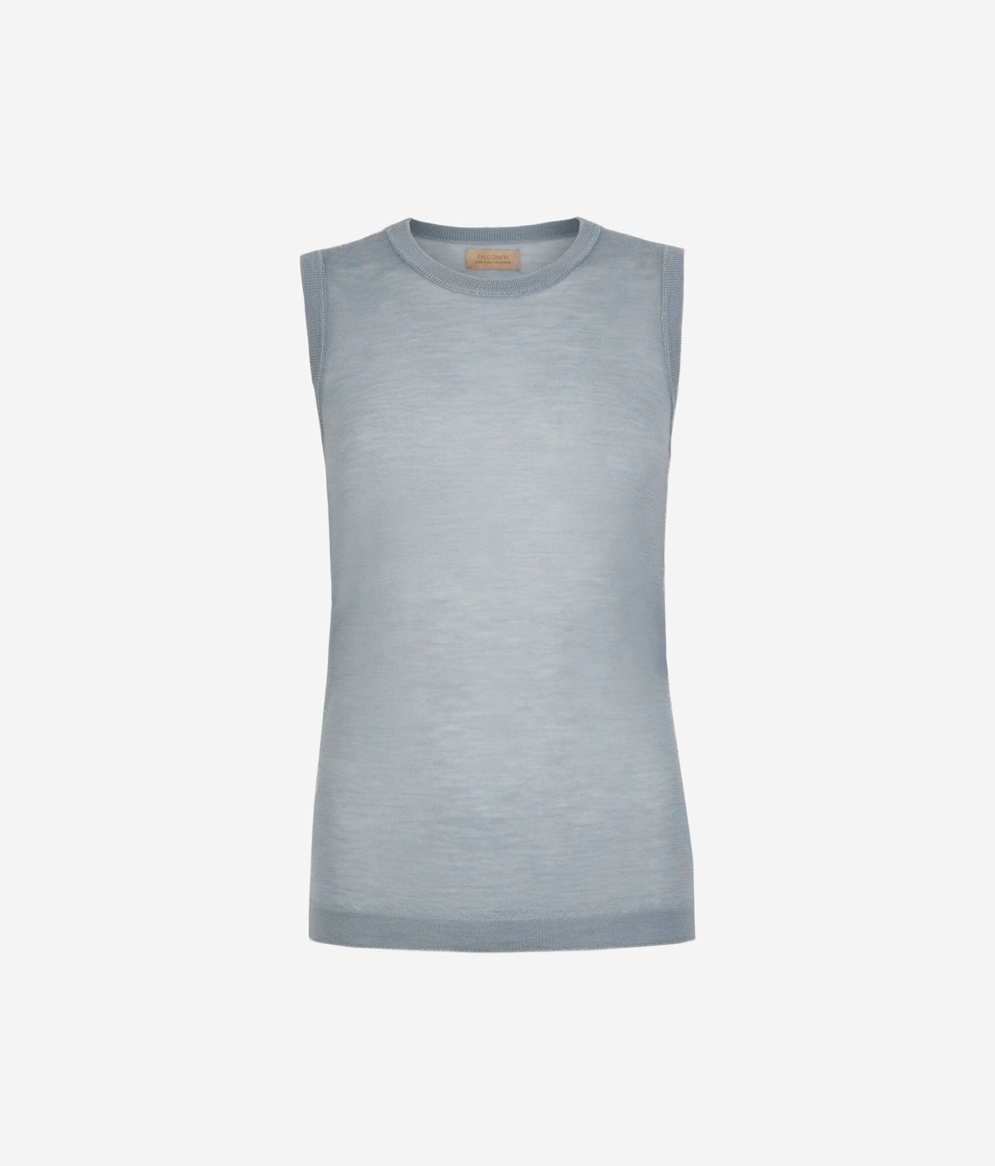 Basic-Tanktop aus Kaschmir Airfine