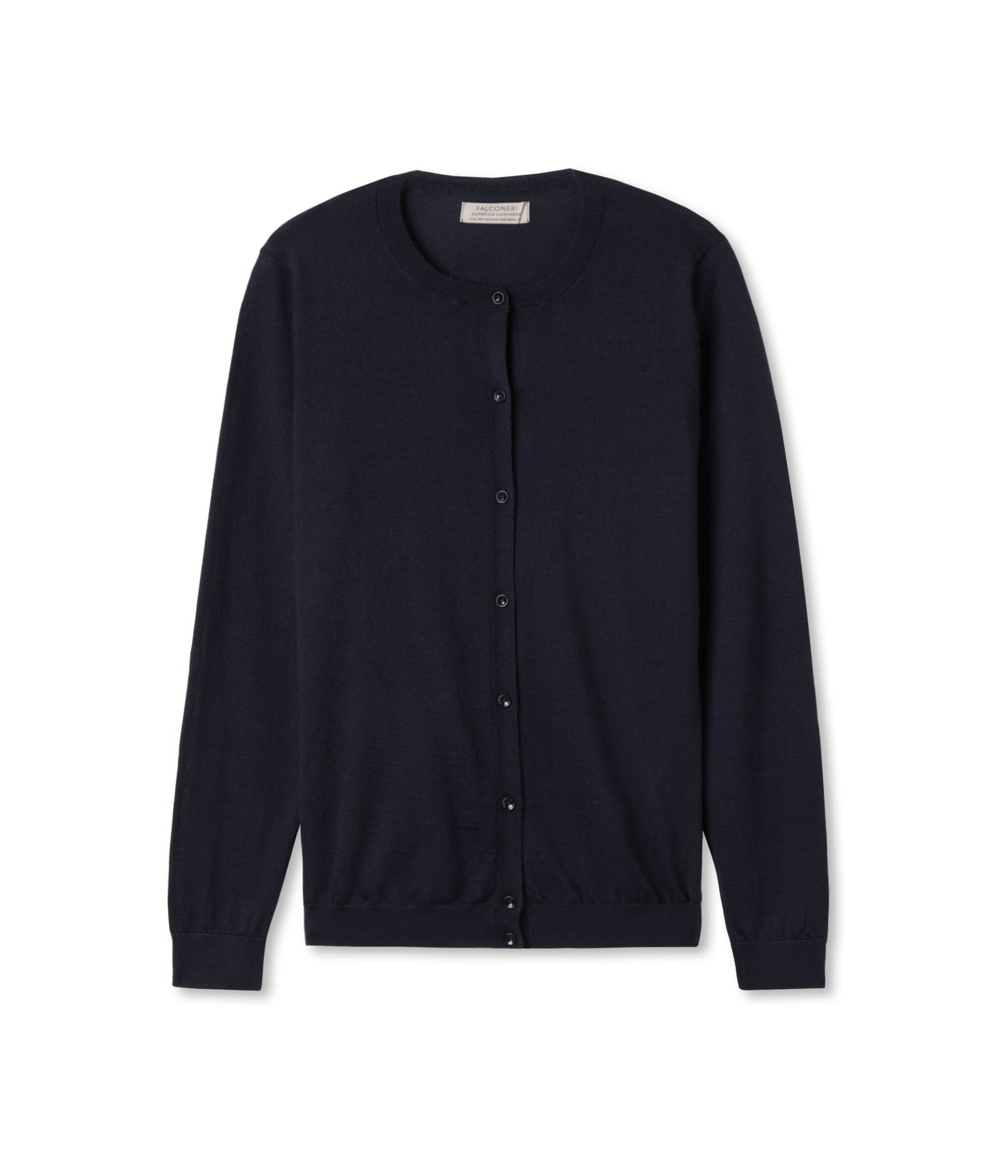 Ultrafine Cashmere Yuvarlak Yaka Hırka