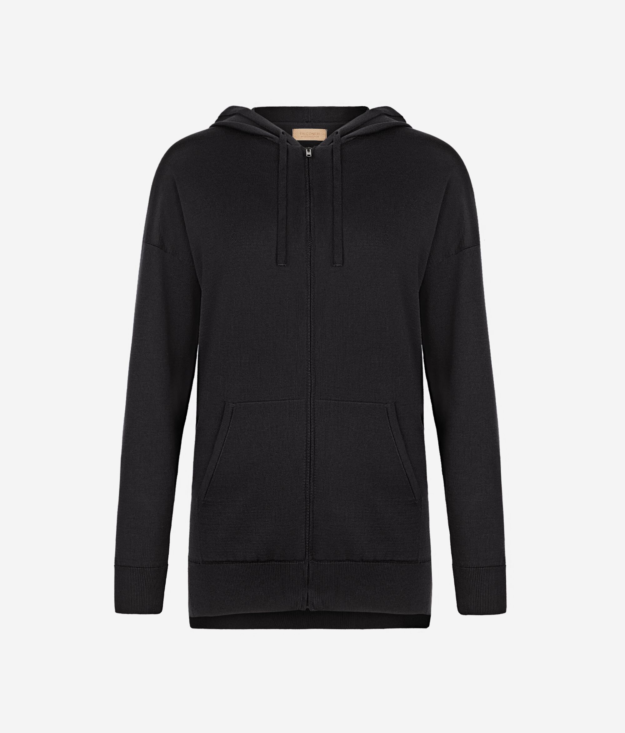 Silk and Cotton Hooded Sweatshirt