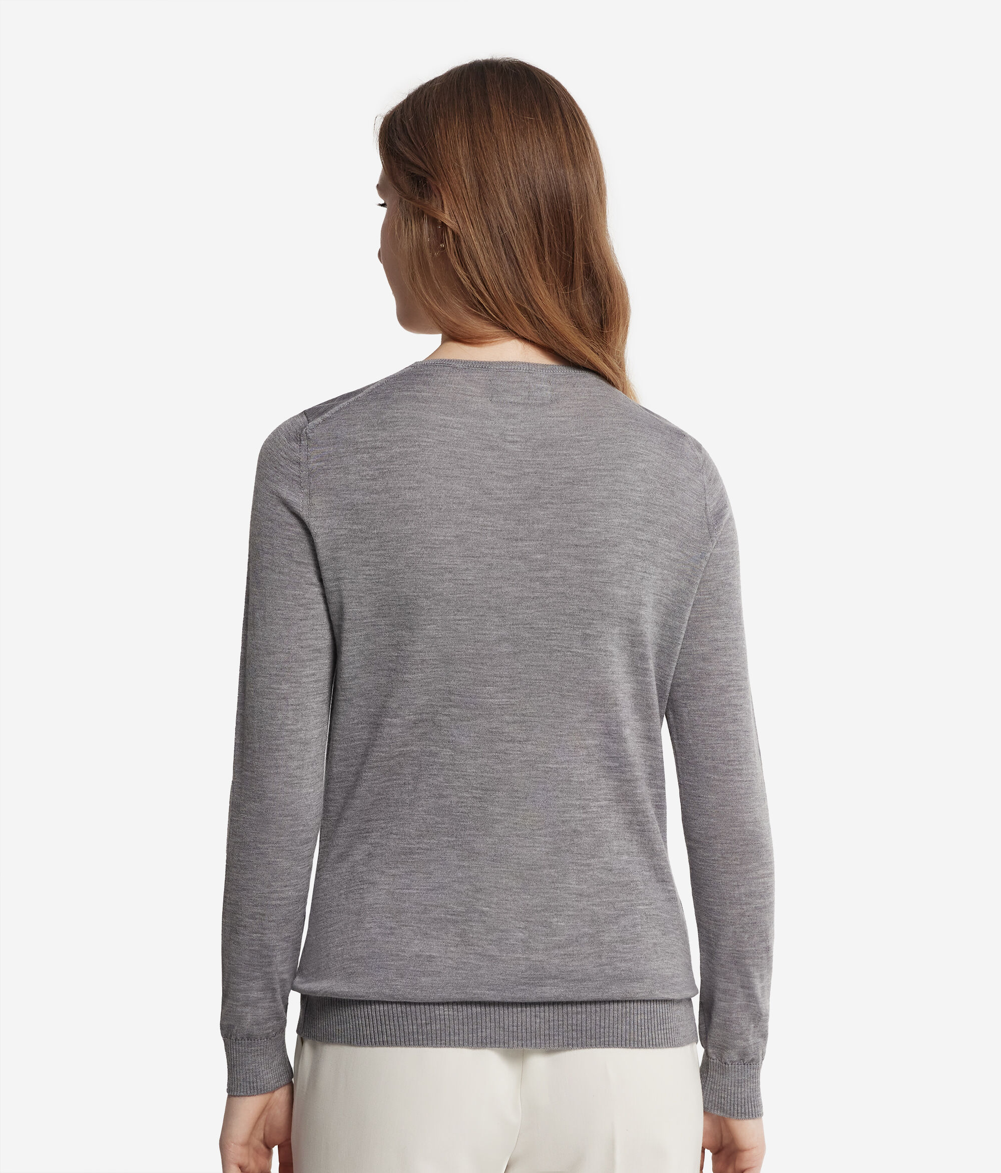Pullover mit V-Ausschnitt aus Kaschmir Ultrafine