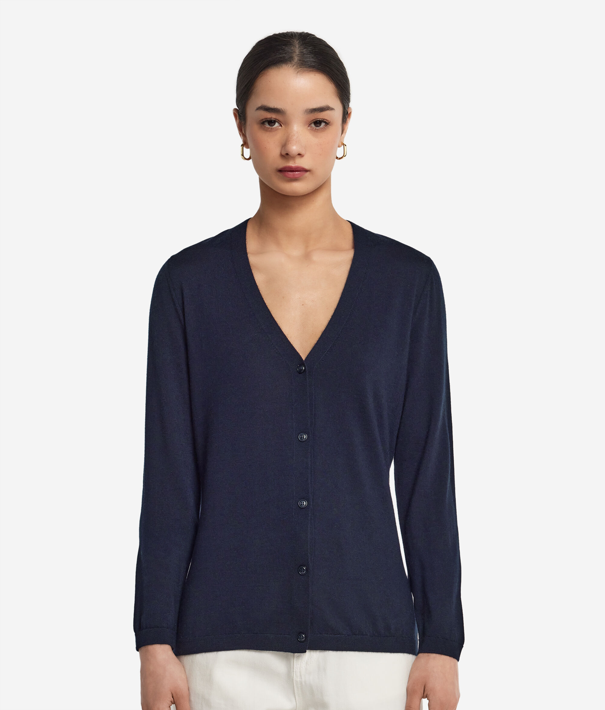 Ζακέτα με Λαιμόκοψη V από Ultrafine Cashmere