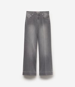 Cashmere Denim Flare Trousers