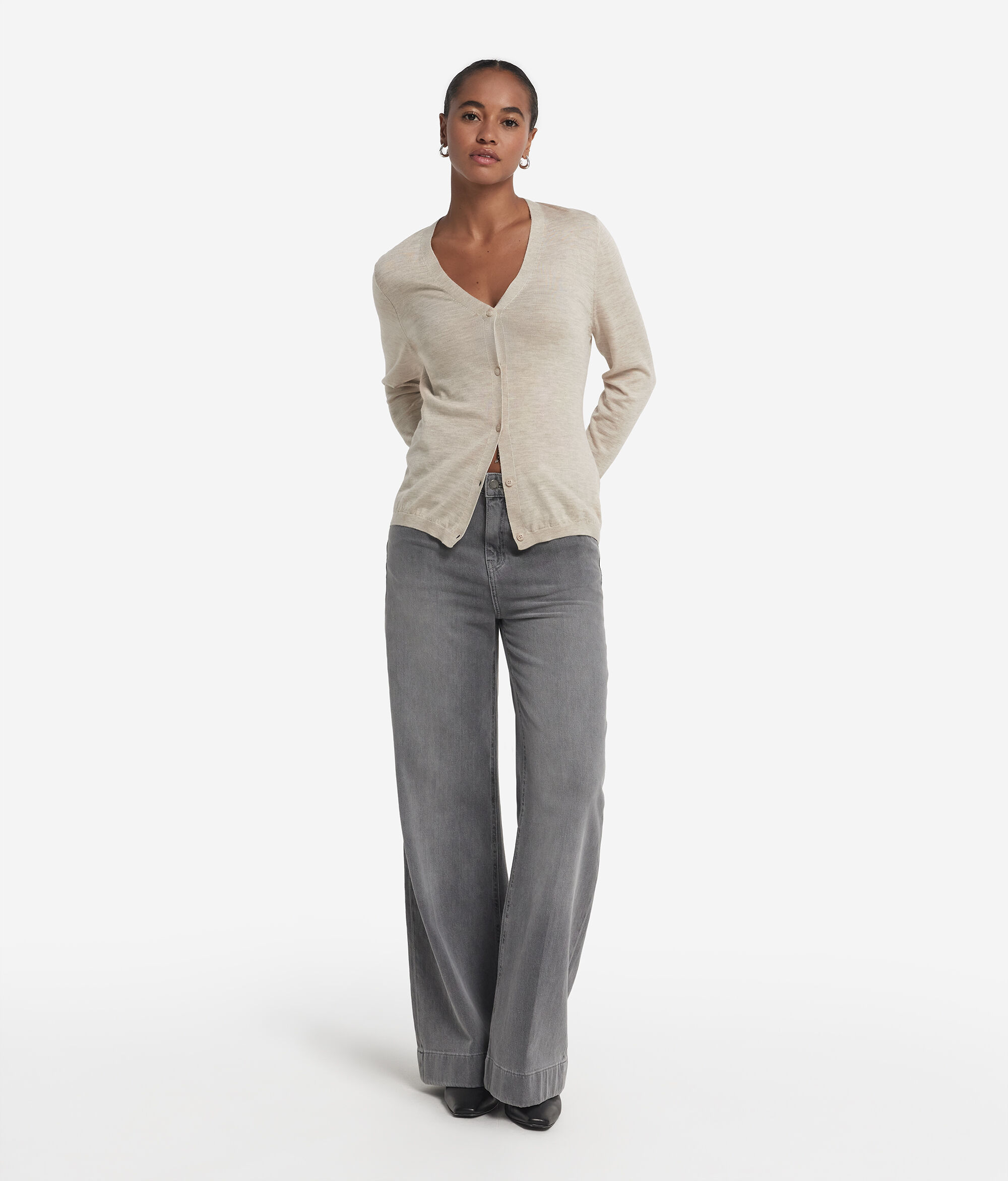 Ultrafine Cashmere V-Neck Cardigan