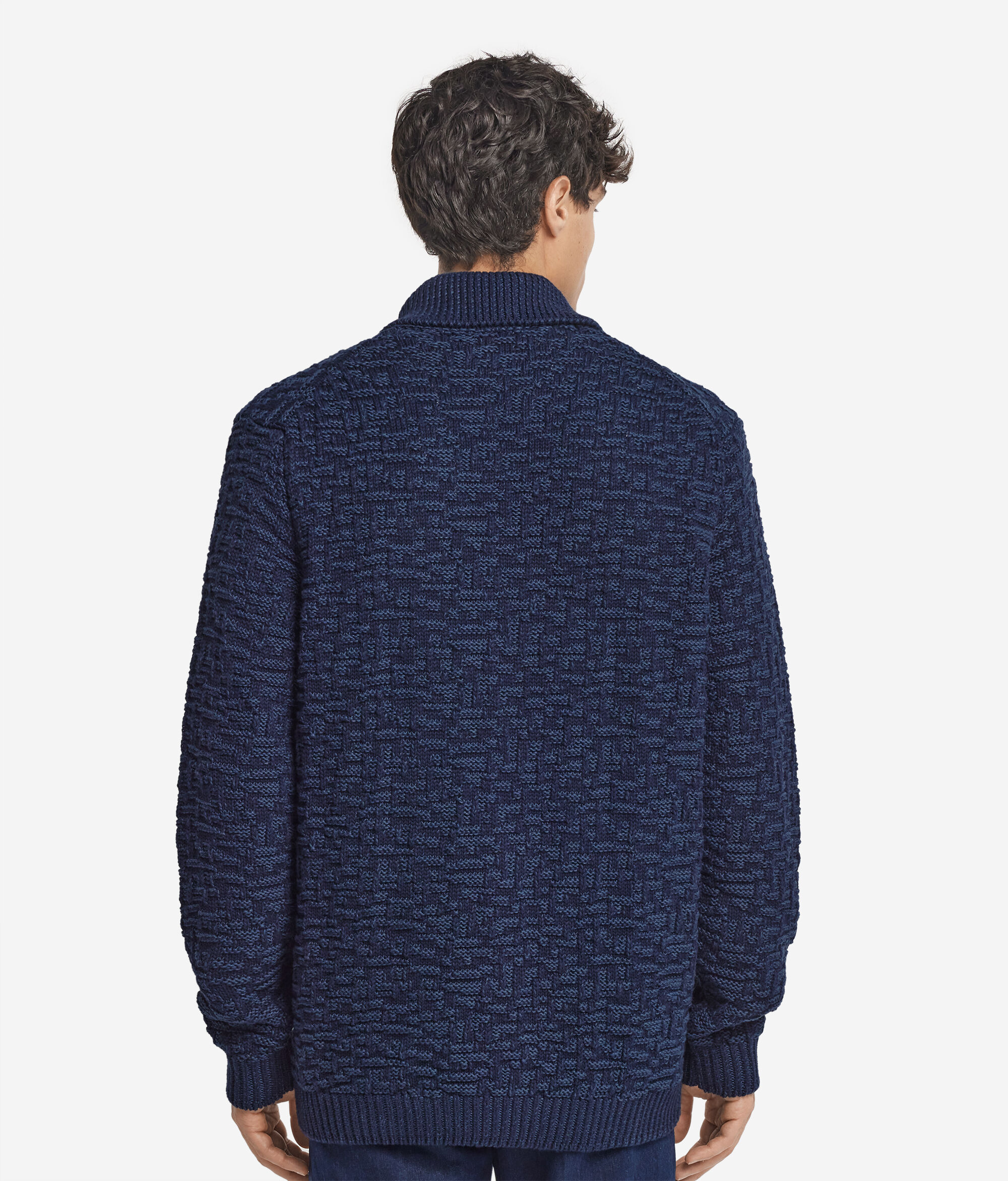 Knitted Jacket with Zip