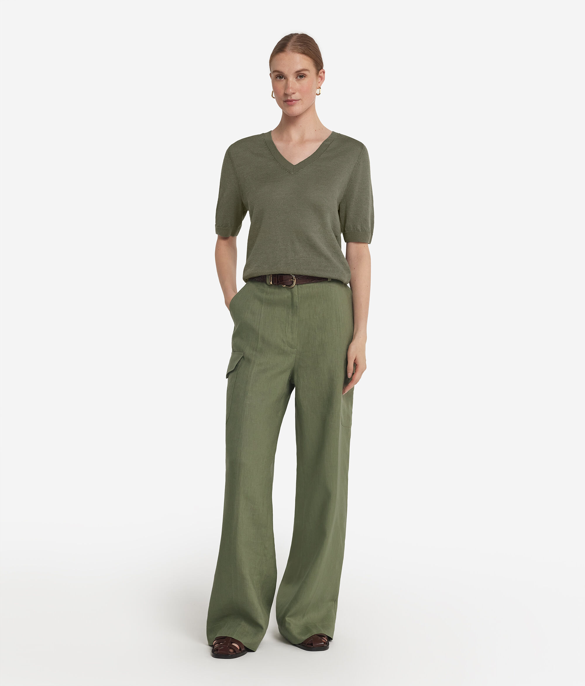 Pantaloni Cargo din In