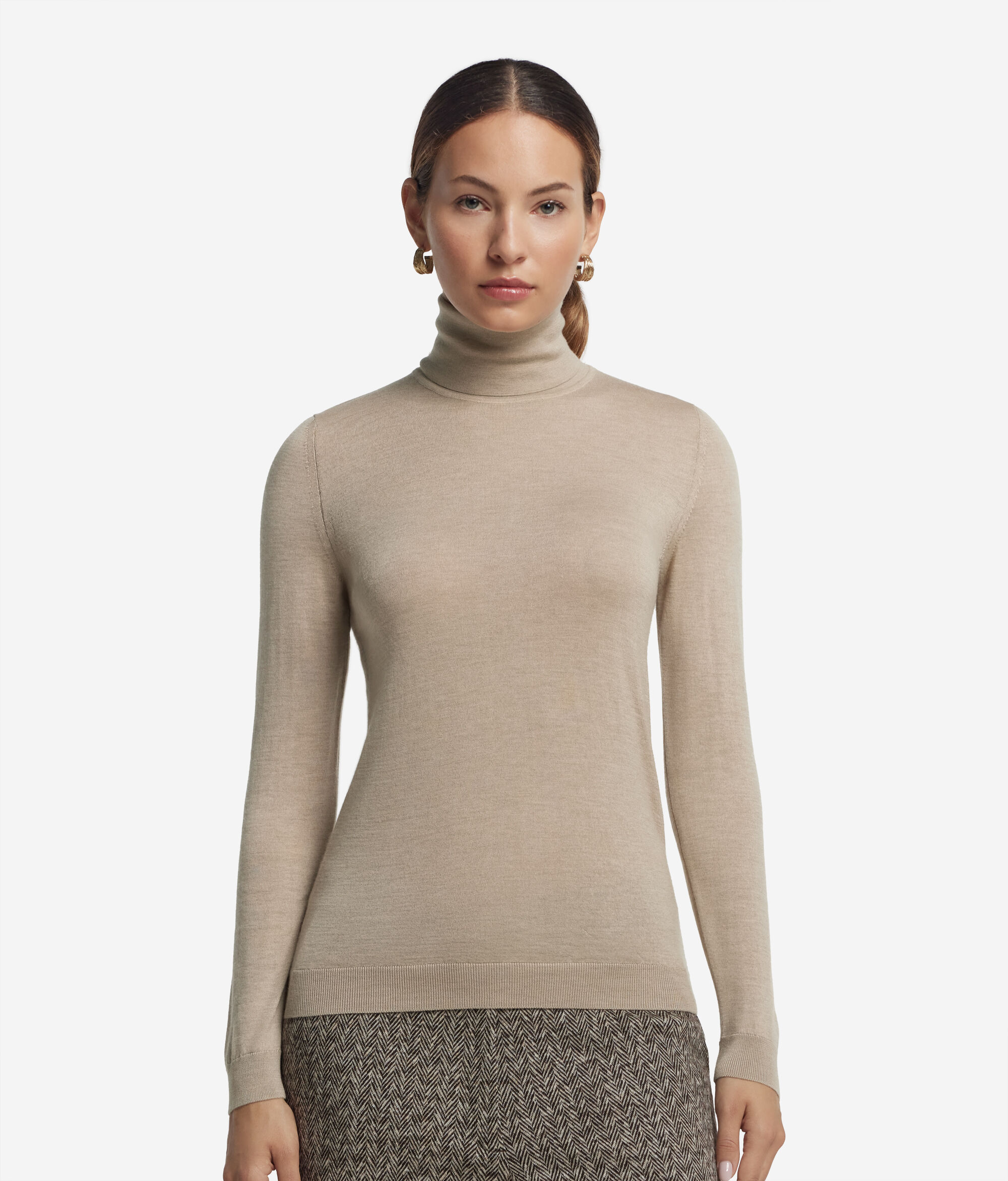 Ultrafine Cashmere Turtleneck Jumper