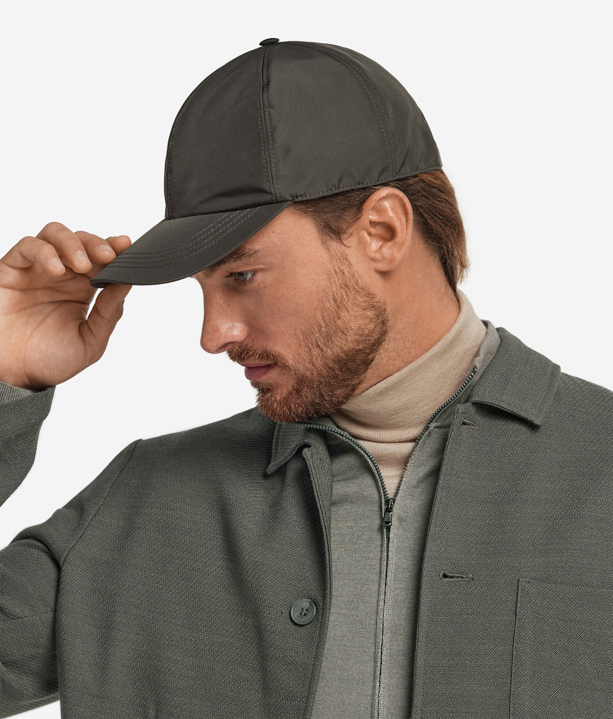Baseball tecnico con interno in cashmere