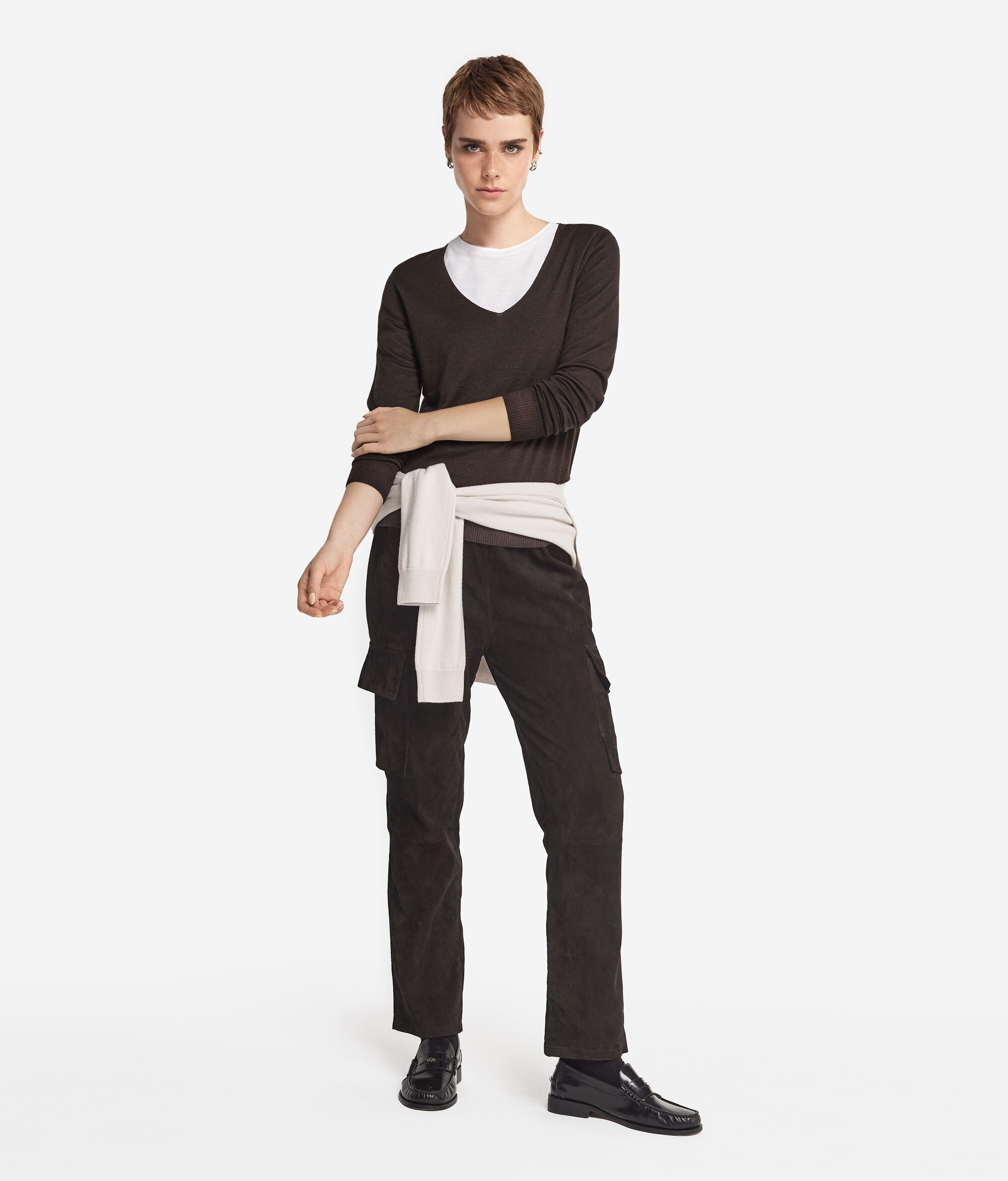 Ultrafine Cashmere V-Neck Jumper