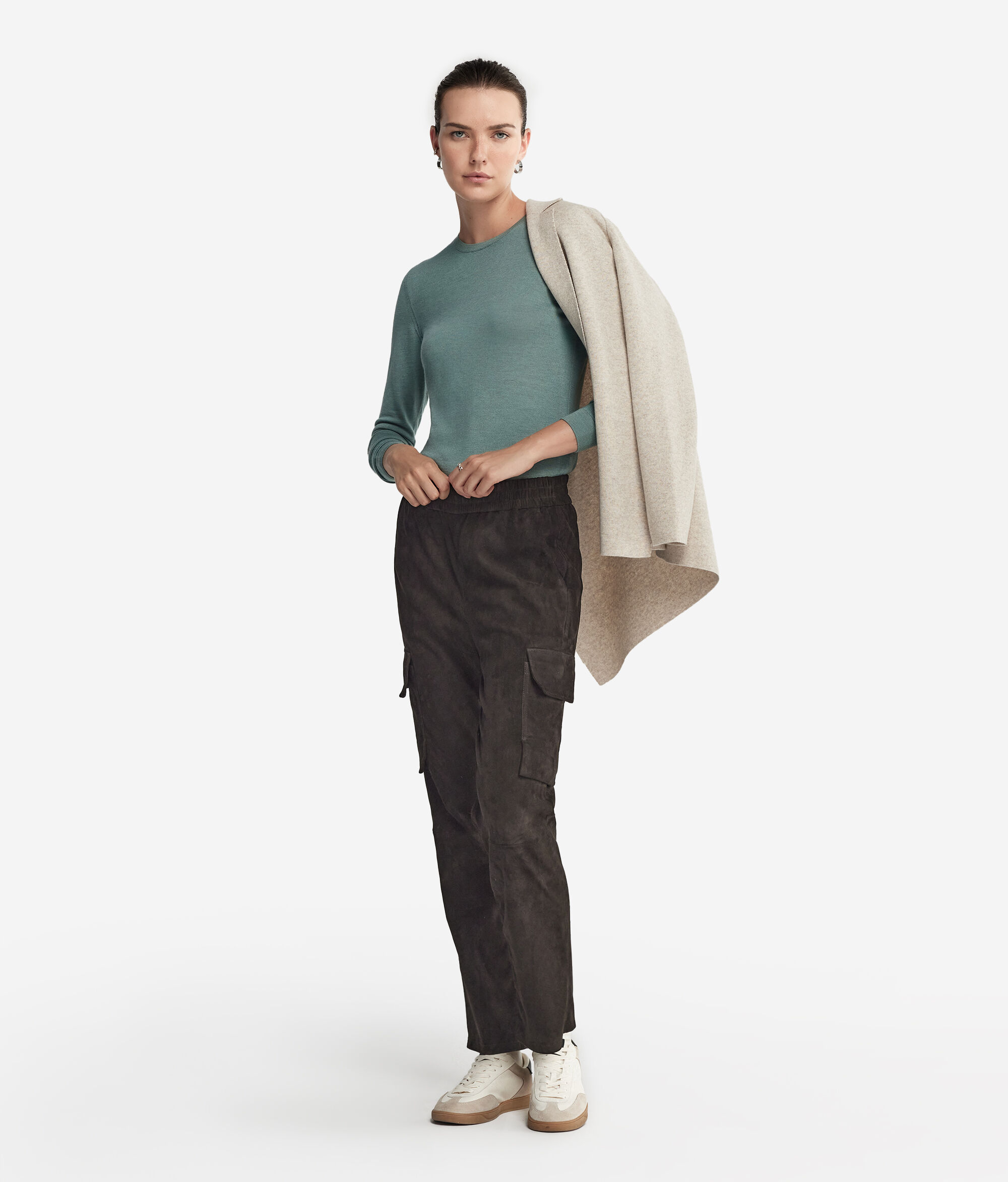 Round-Neck Ultrafine Cashmere Jumper