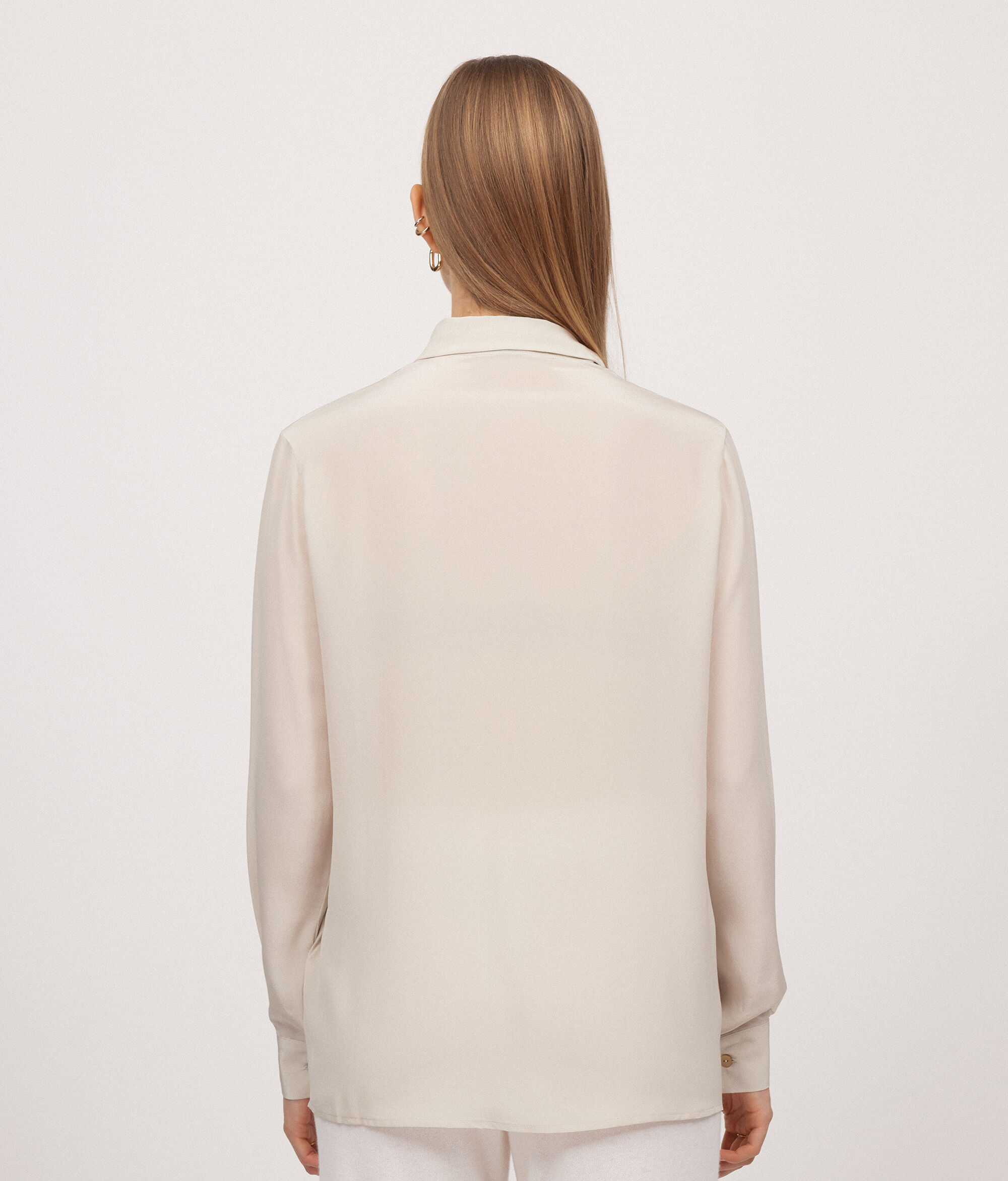 Camicia in Seta con Colletto