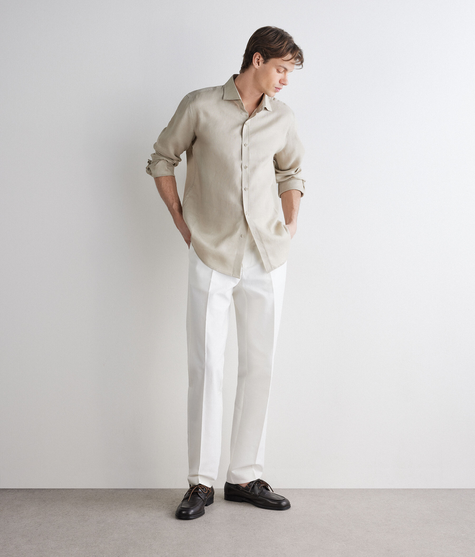 Pantalone gamba larga