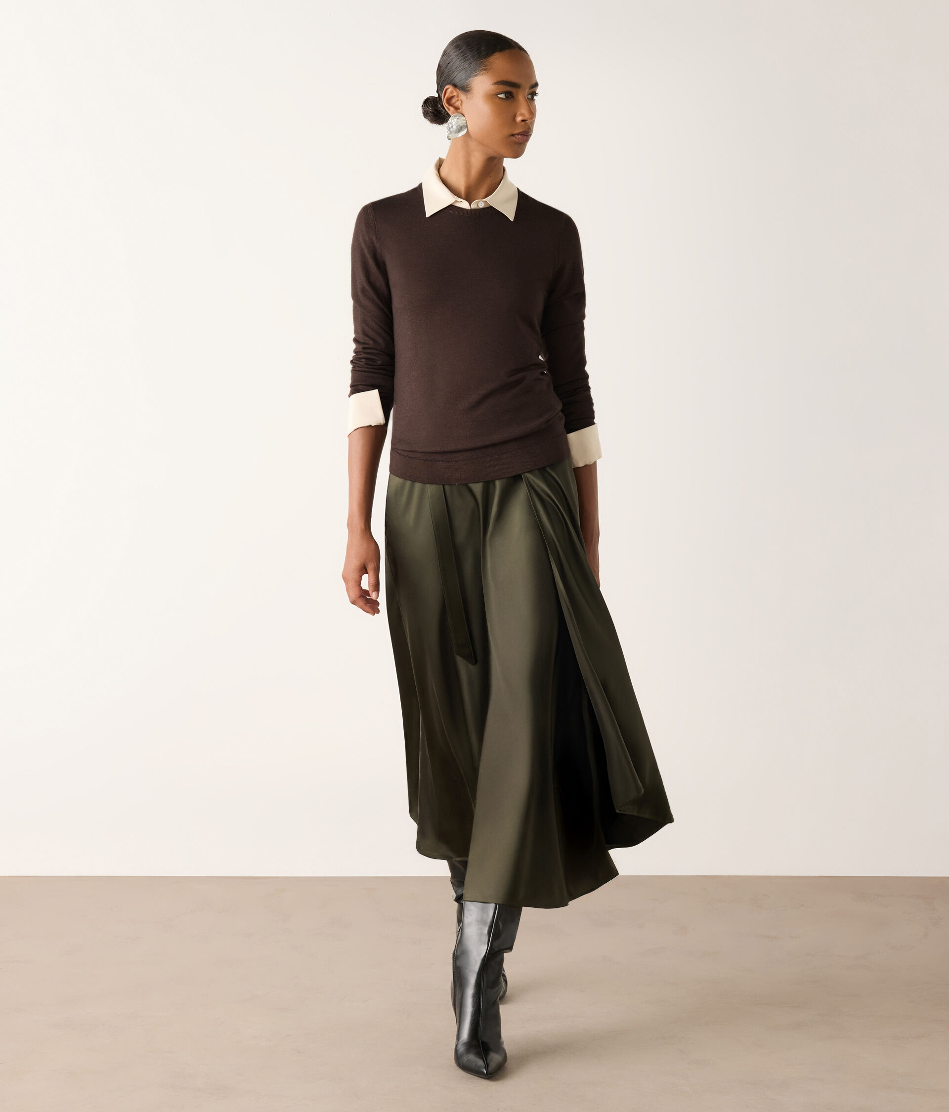 Round-Neck Ultrafine Cashmere Jumper