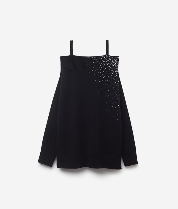 Джемпер из кашемира с открытыми плечами