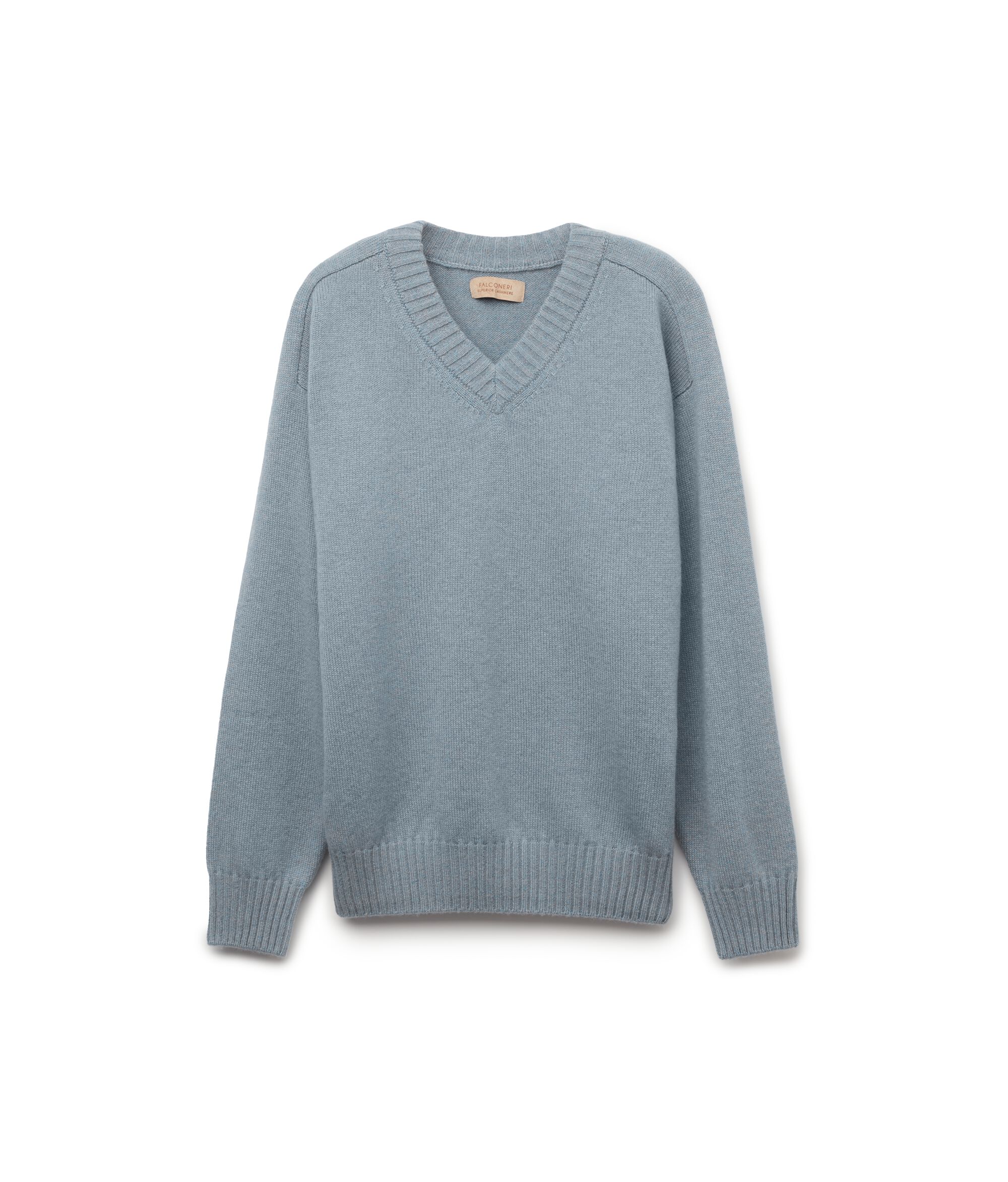 Ultrasoft Cashmere V-Neck Jumper with Set-In Sleeves