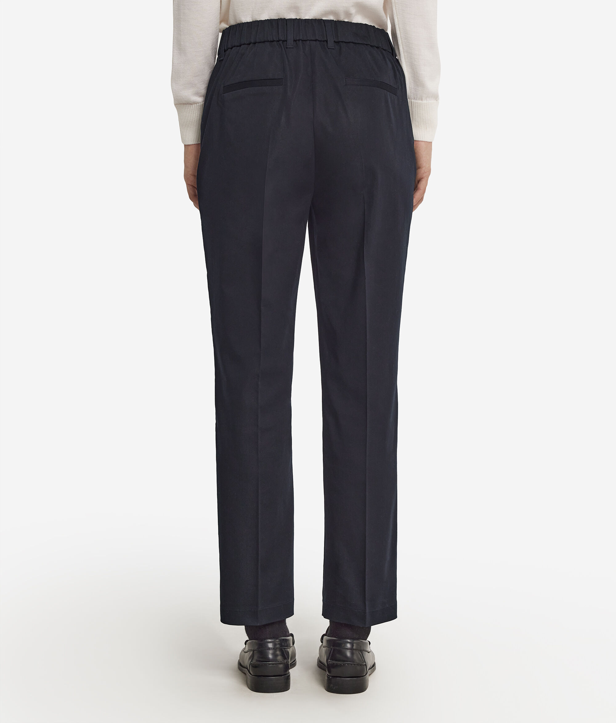 Zigarettenhose mit Reißverschluss