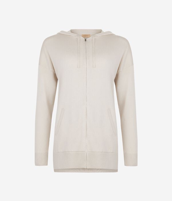 Толстовка из шелка и хлопка