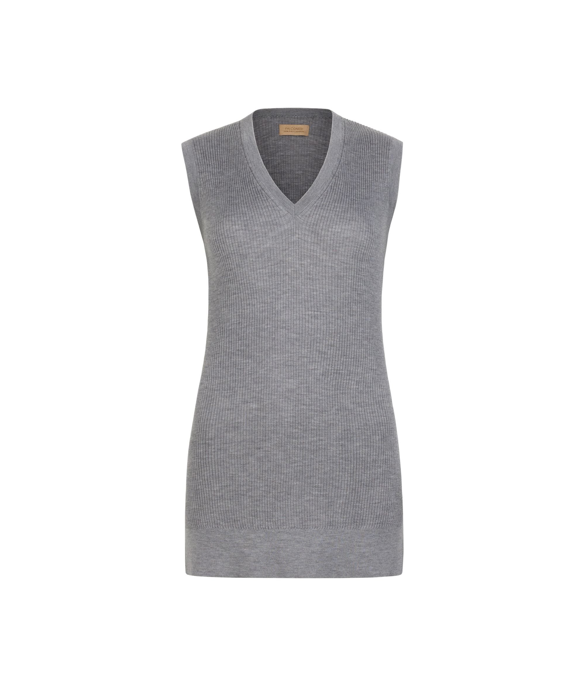 Cashmere yoga vest