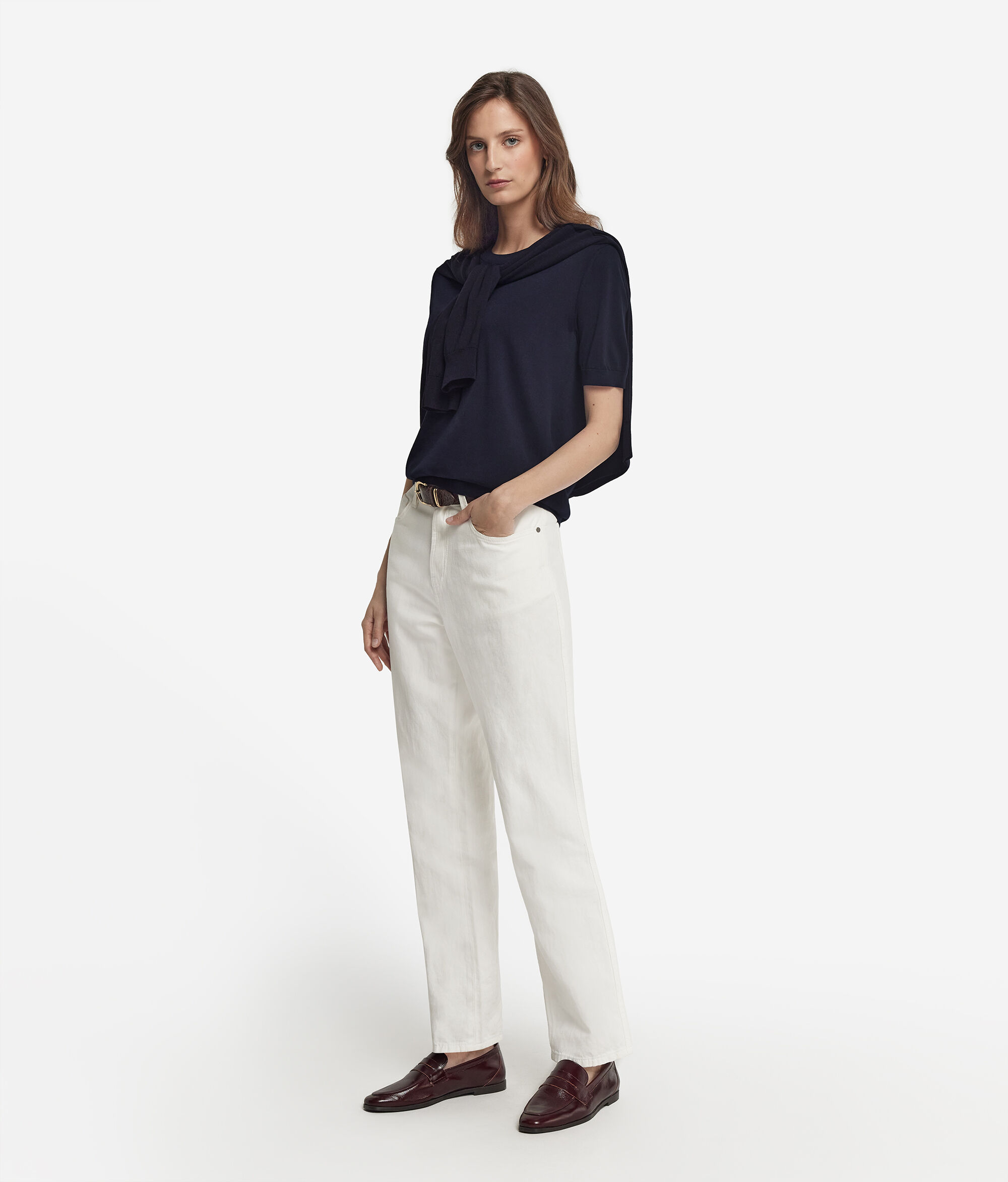 T-shirt Girocollo Cotone
