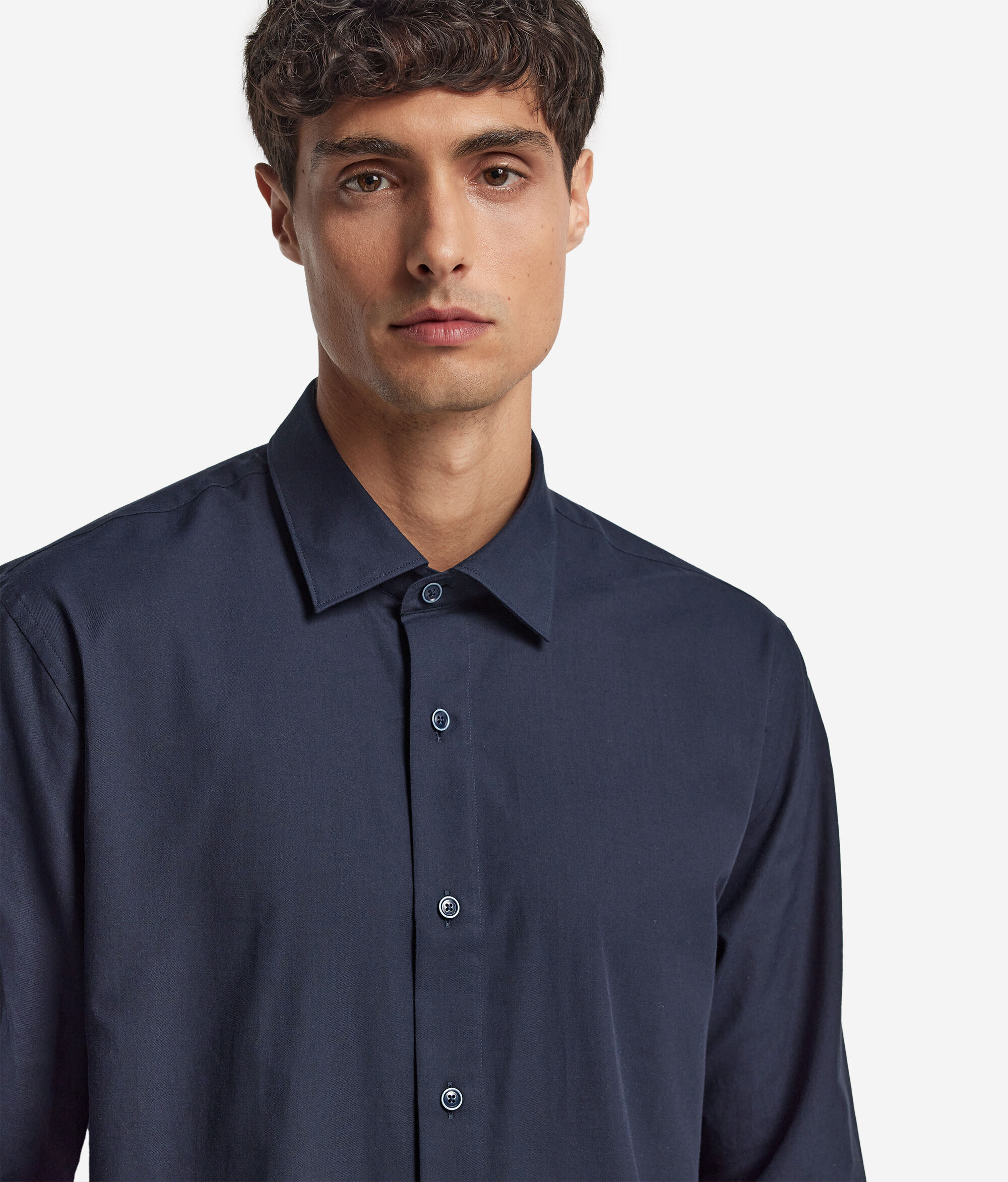 Рубашка из хлопка и кашемира