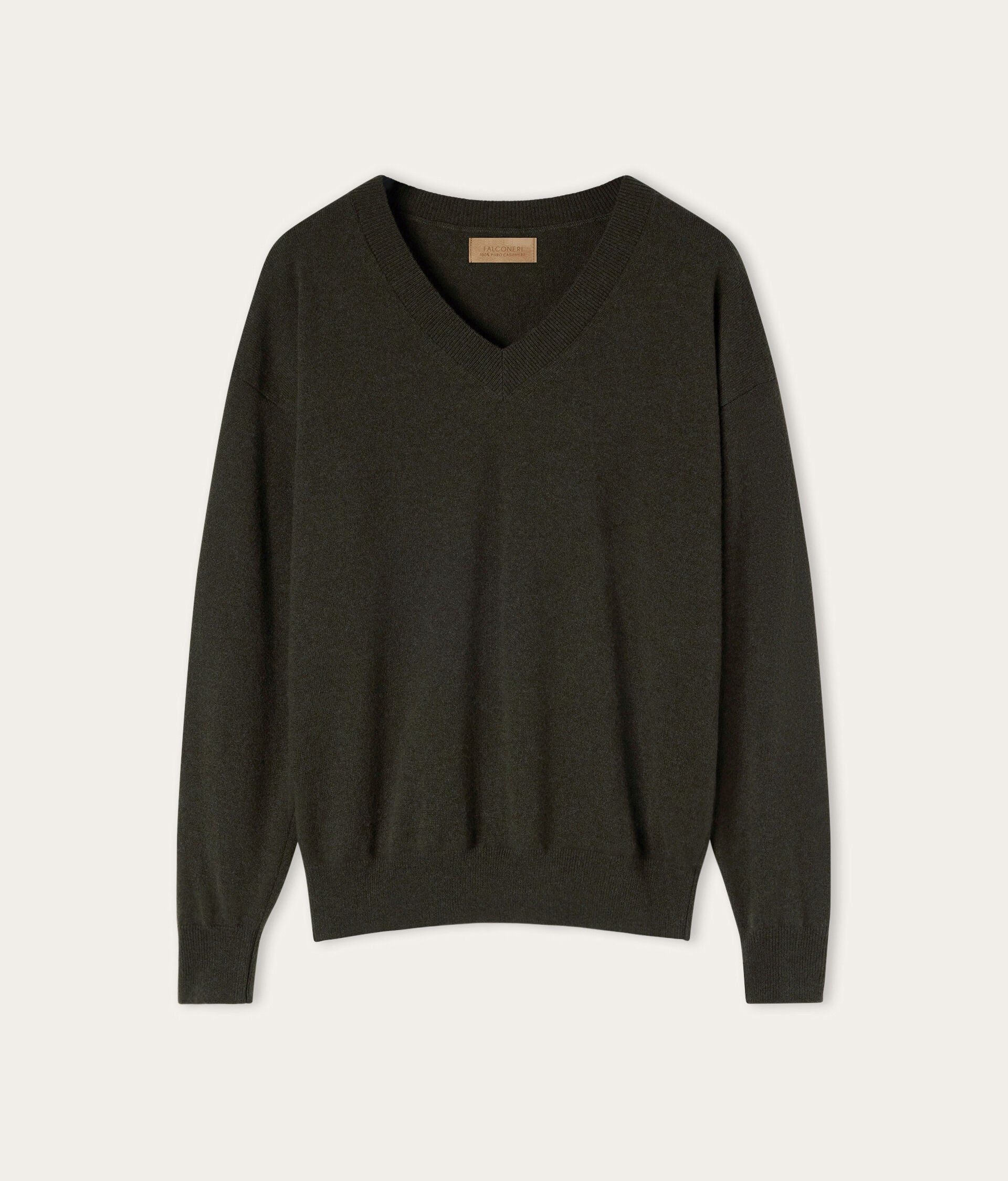 Pullover mit V-Ausschnitt aus Kaschmir Ultrasoft
